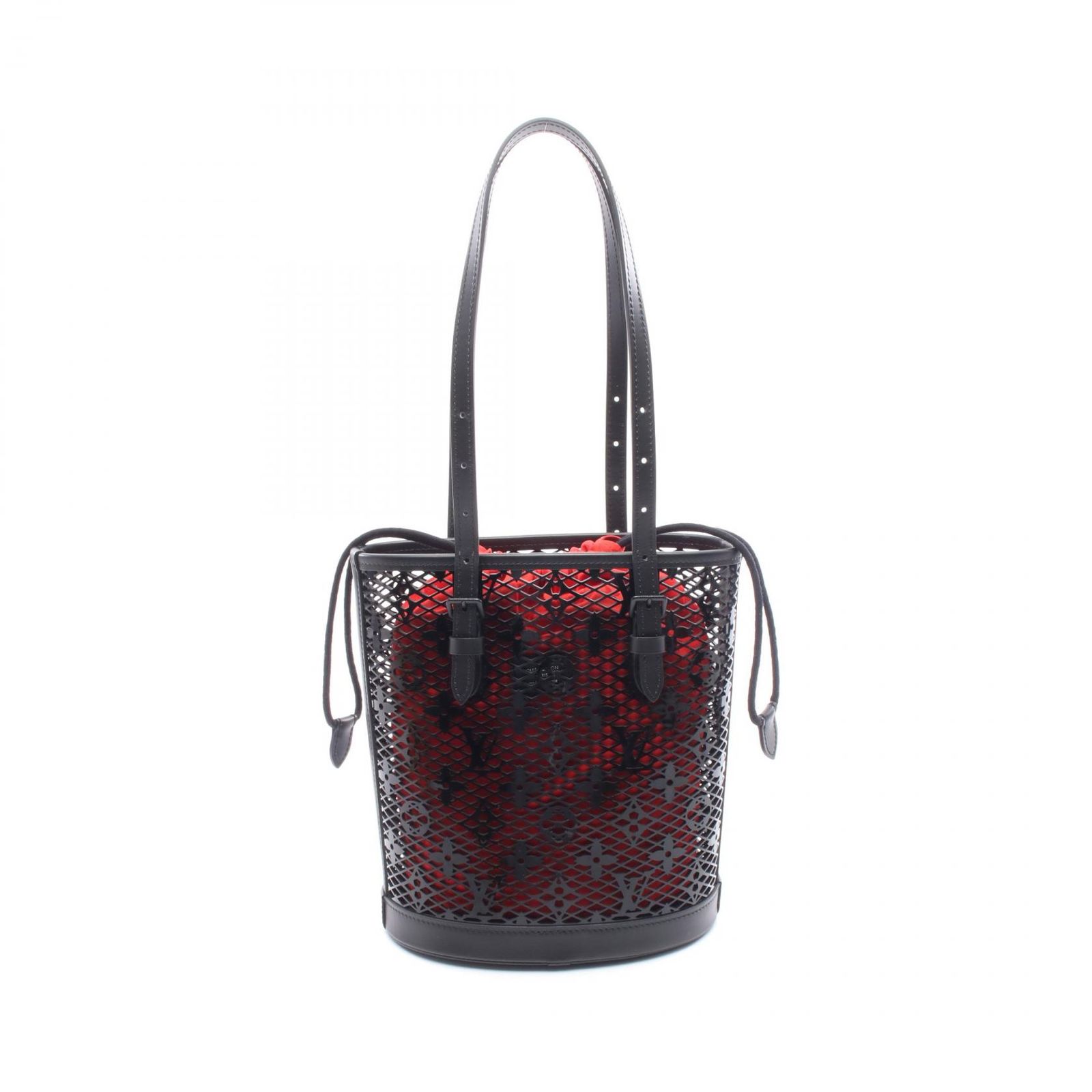 ルイ・ヴィトン LOUIS VUITTON ハンドバッグ バケットPM モノグラム レース M20352 レザー パテントレザー バケットPM レディース Used A