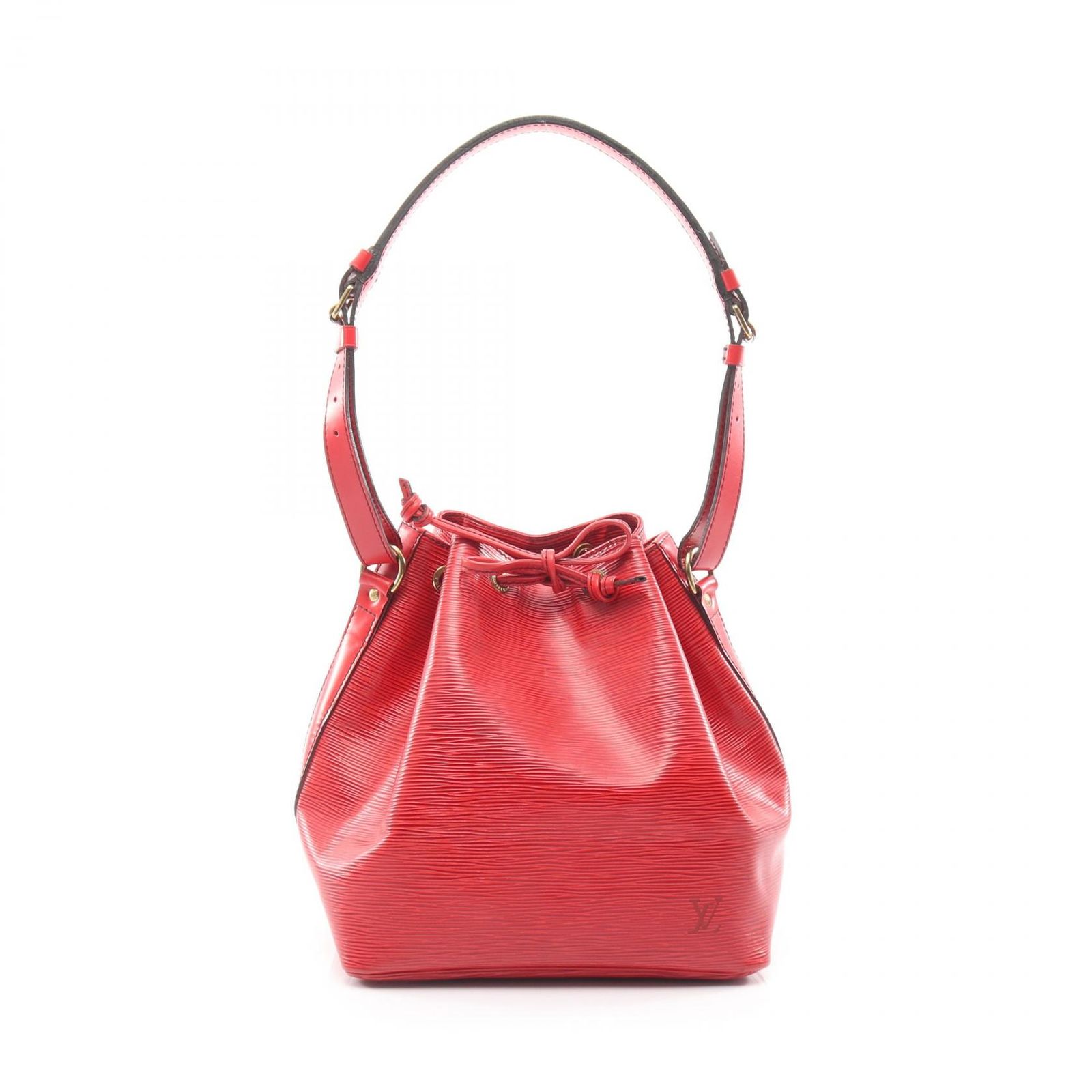 ルイ・ヴィトン LOUIS VUITTON ショルダーバッグ プチノエ M44107 カスティリアンレッド レザー プチ・ノエ レディース Used B
