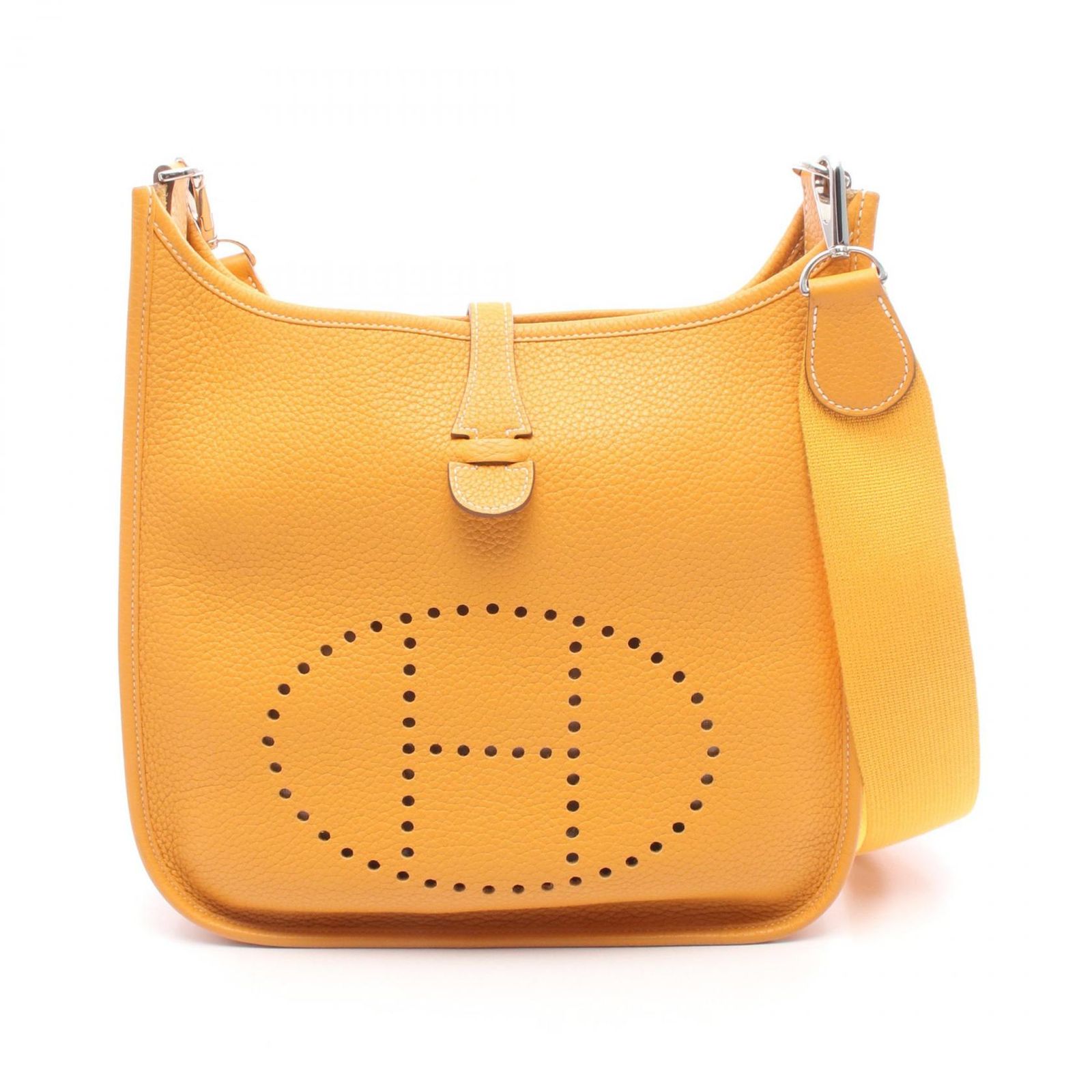 エルメス HERMES ショルダーバッグ エヴリン 1 アン PM ジョーヌドール レザー エヴリンPM ジョーヌドール レディース Used A