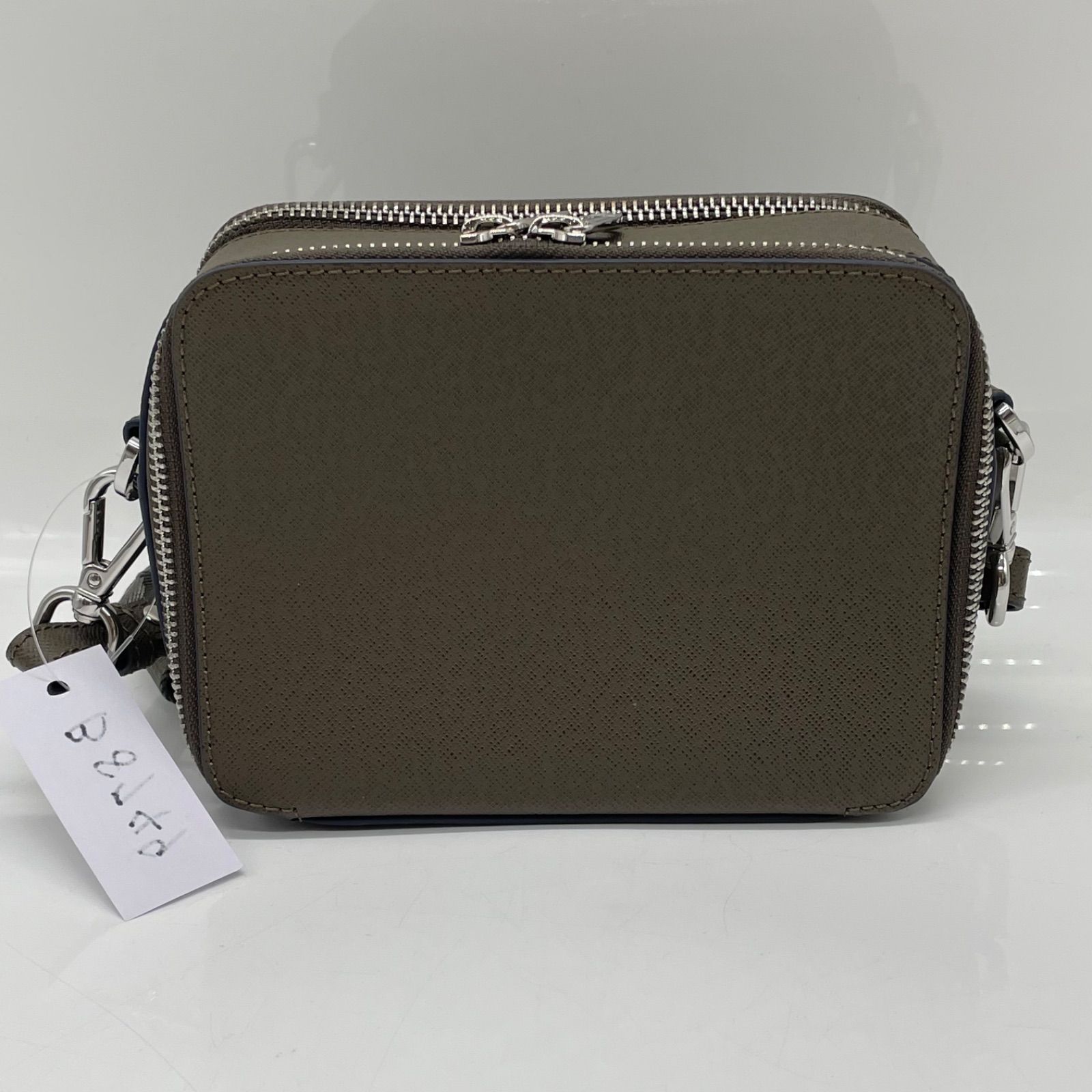 BN8749□Kiefer neu キーファーノイ ソッティーレ 横型BOXミニショルダー kfn8007s グレー 牛革 ショルダーバッグ 状態良好