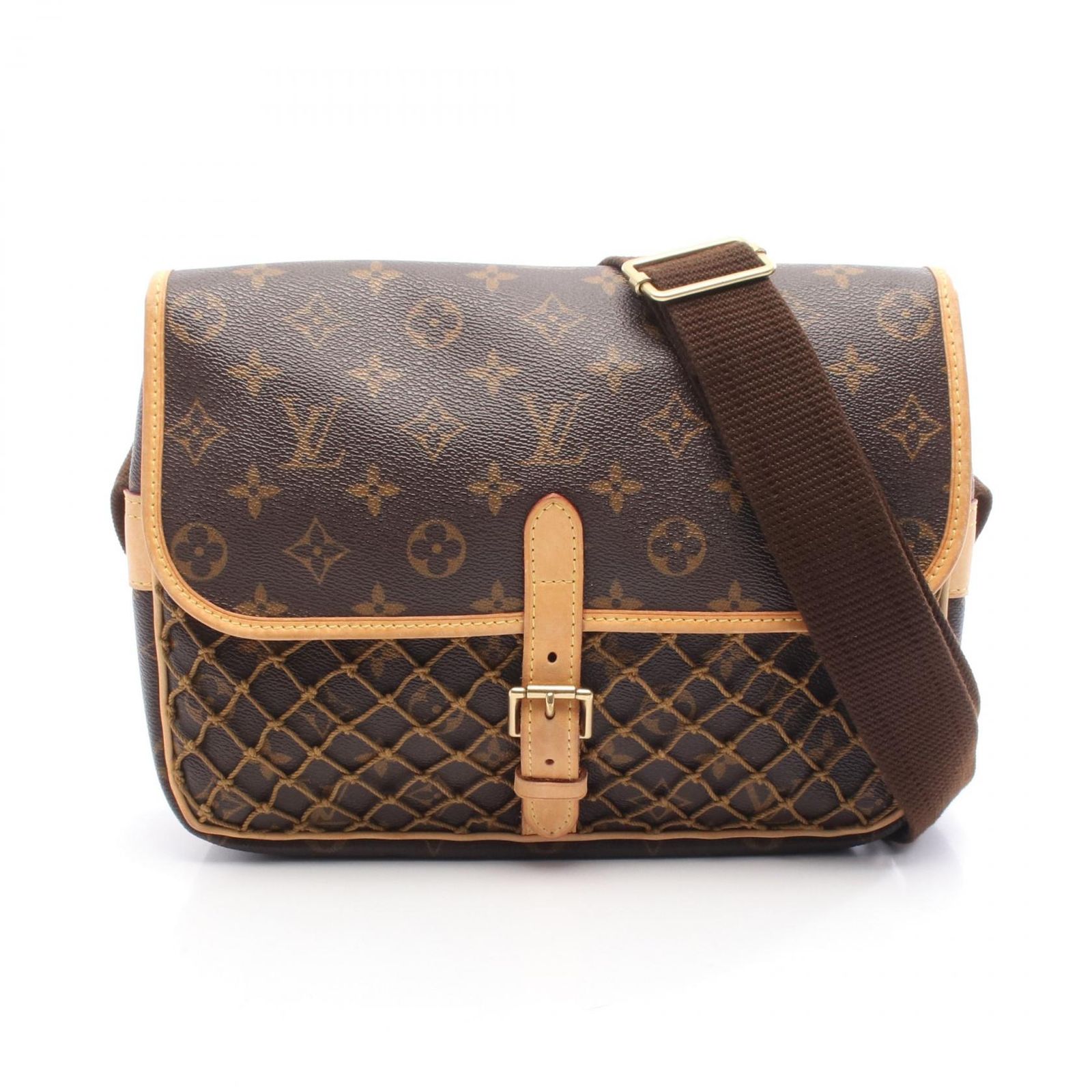 ルイ・ヴィトン LOUIS VUITTON ショルダーバッグ コンゴPM M40117 PVCコーティングキャンバス レザー コンゴPM レディース Used B