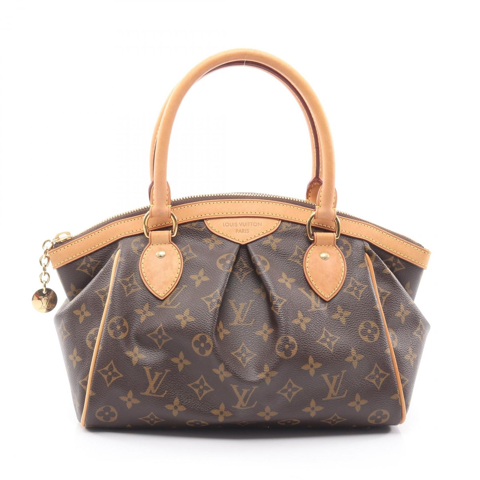 ルイ・ヴィトン LOUIS VUITTON ハンドバッグ ティヴォリPM M40143 PVCコーティングキャンバス レザー ティヴォリPM レディース Used B