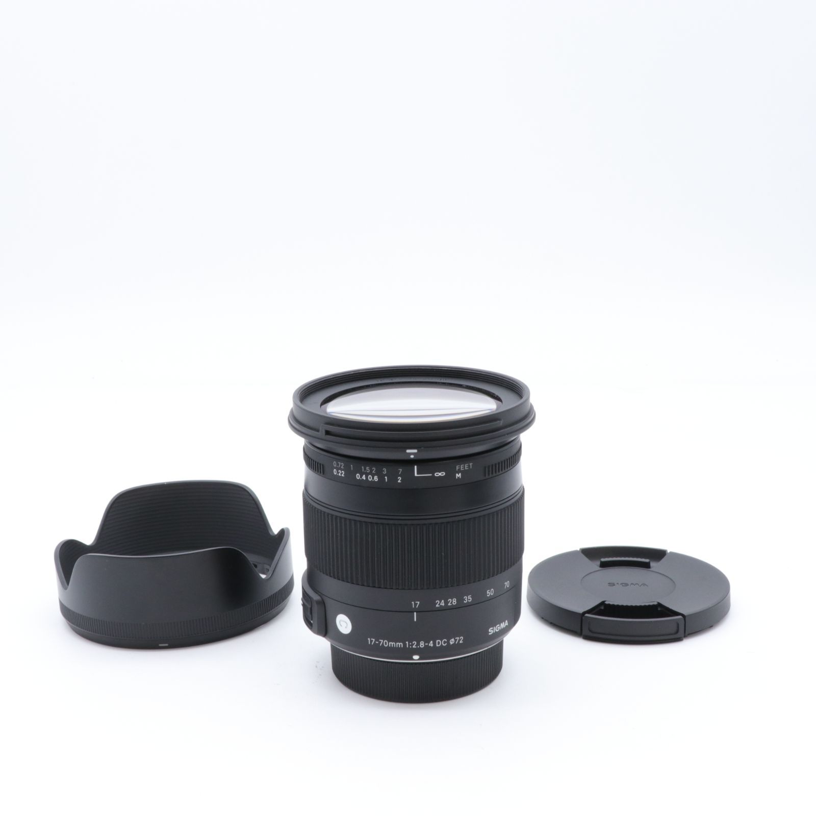 SIGMAシグマ17-70mm F2.8-4 DC MACRO OS HSM 送料無料】【良品】SIGMA 17-70mm F2.8-4 DC MACRO OS HSM Nikon F-DX