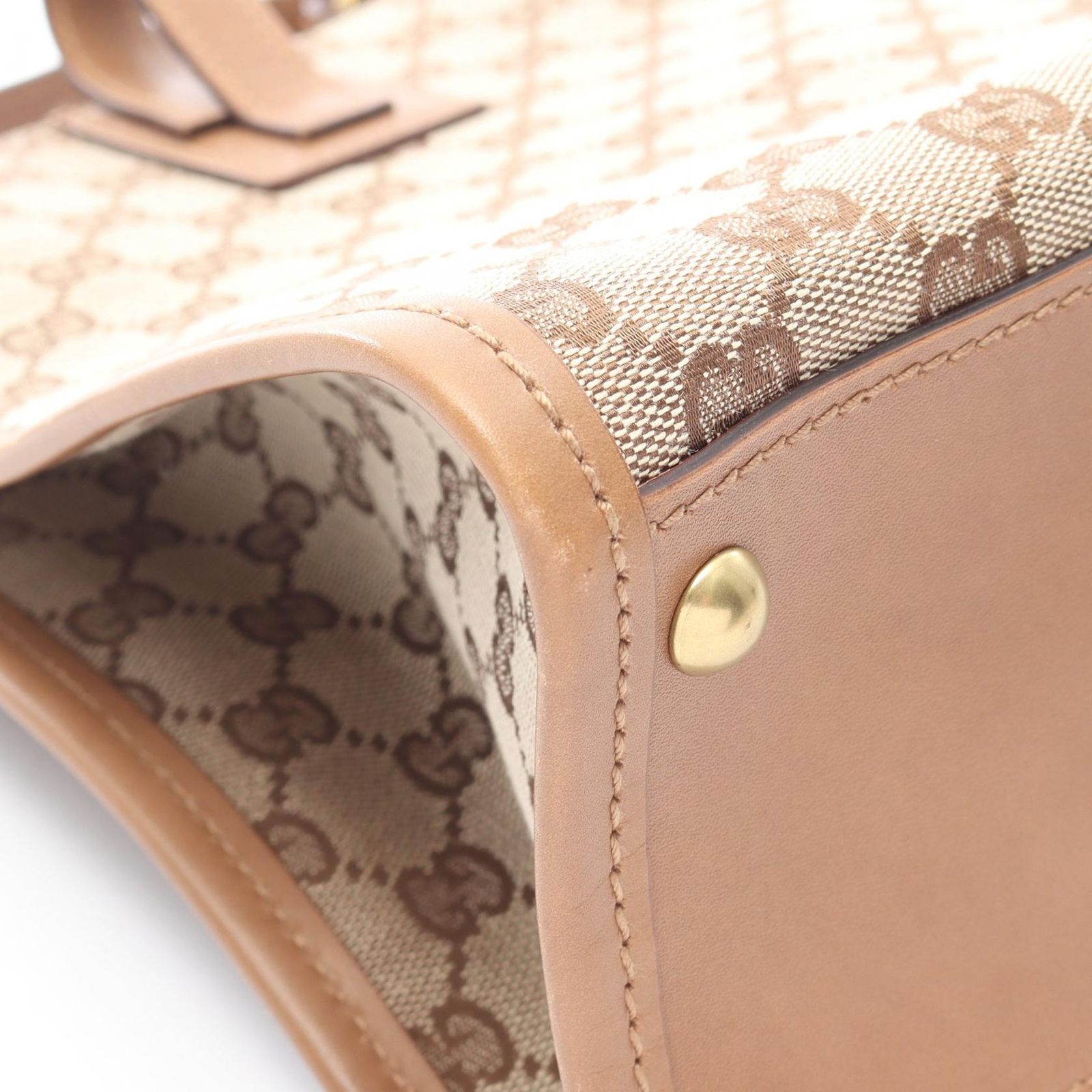 グッチ GUCCI ショルダーバッグ GGキャンバス 110292 ベージュ