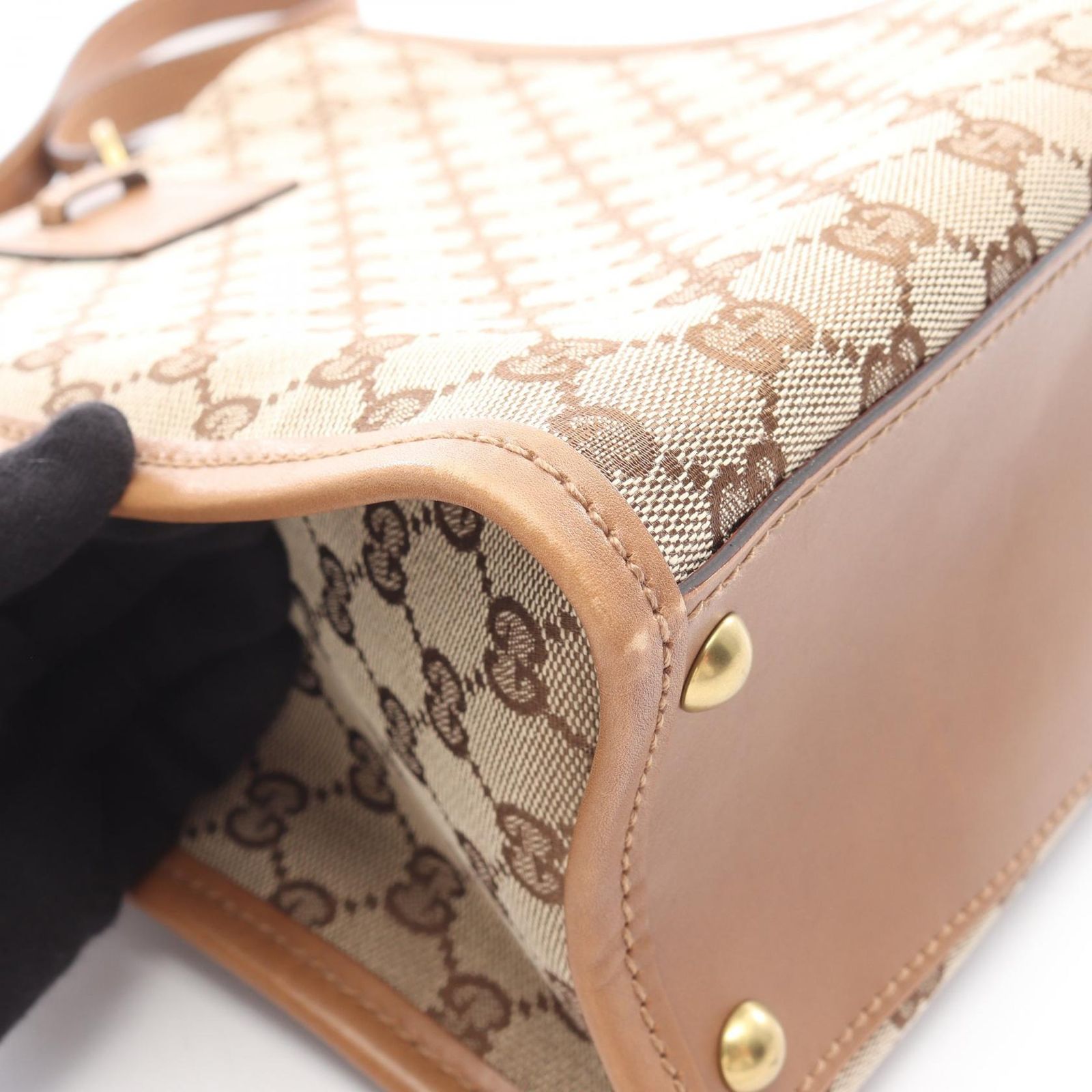 グッチ GUCCI ショルダーバッグ GGキャンバス 110292 ベージュ