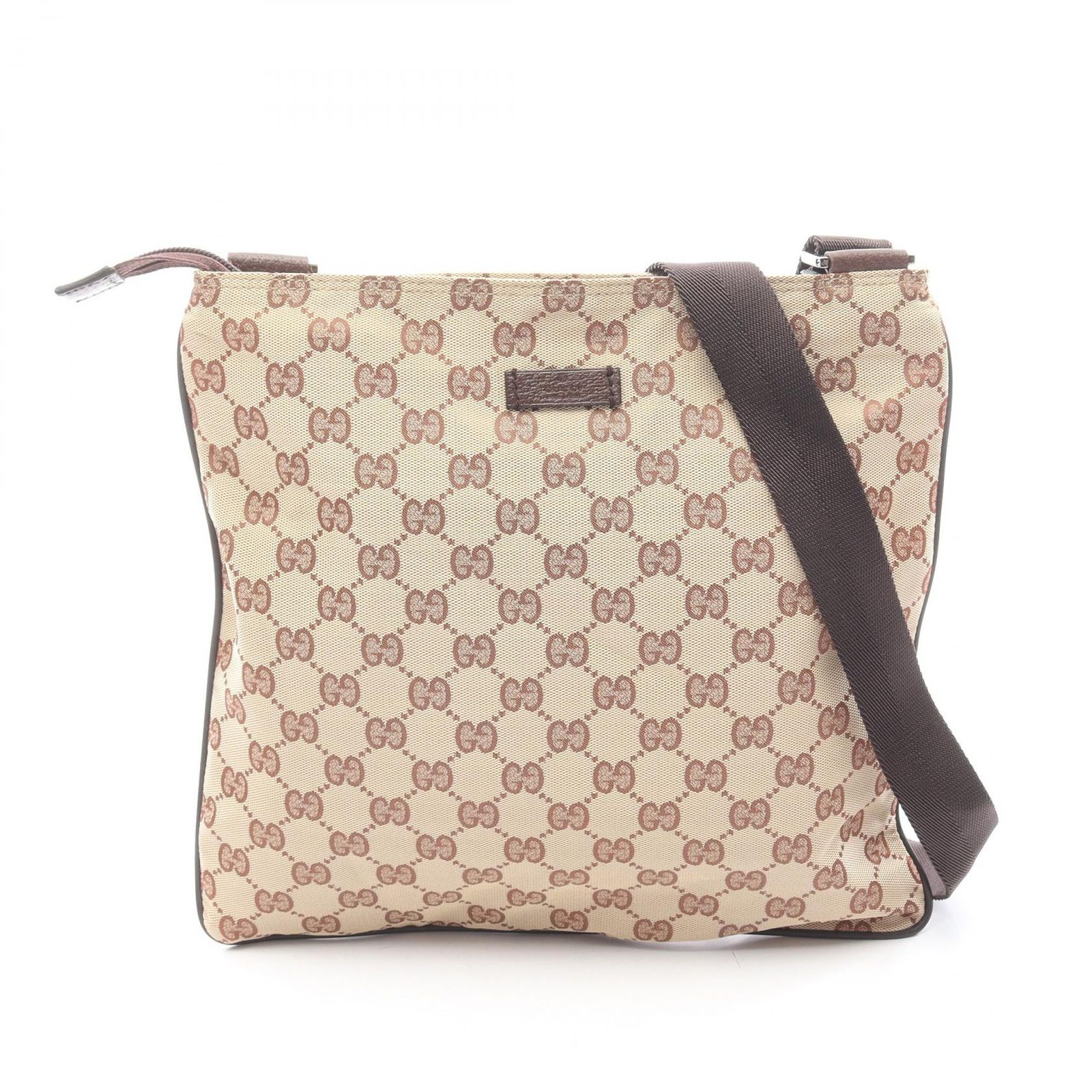 グッチ GUCCI ショルダーバッグ GG柄 132907 ベージュ レザー ショルダーバッグ レディース Used A