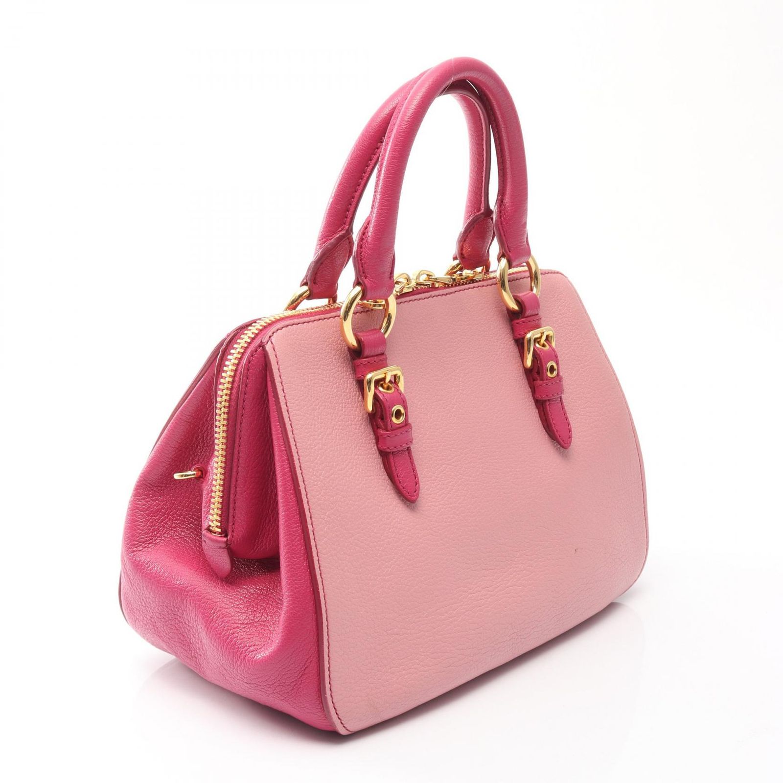 ミュウミュウ マドラス 2WAY ハンドバッグ ショルダーバッグ ピンク miu miu（ミュウミュウ） 中古 ハンドバッグ レディース ブランド
