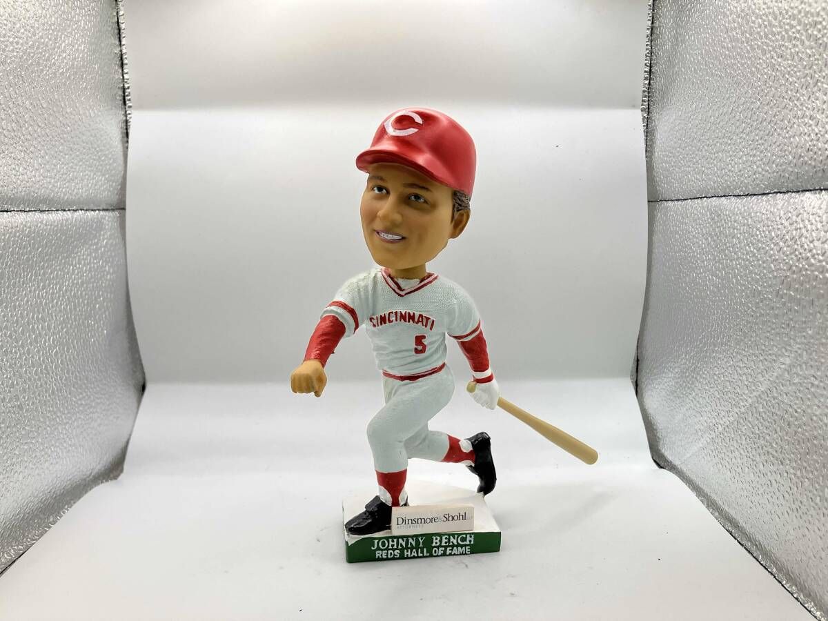 現状品 JOHNNY BENCH ボブルヘッド人形