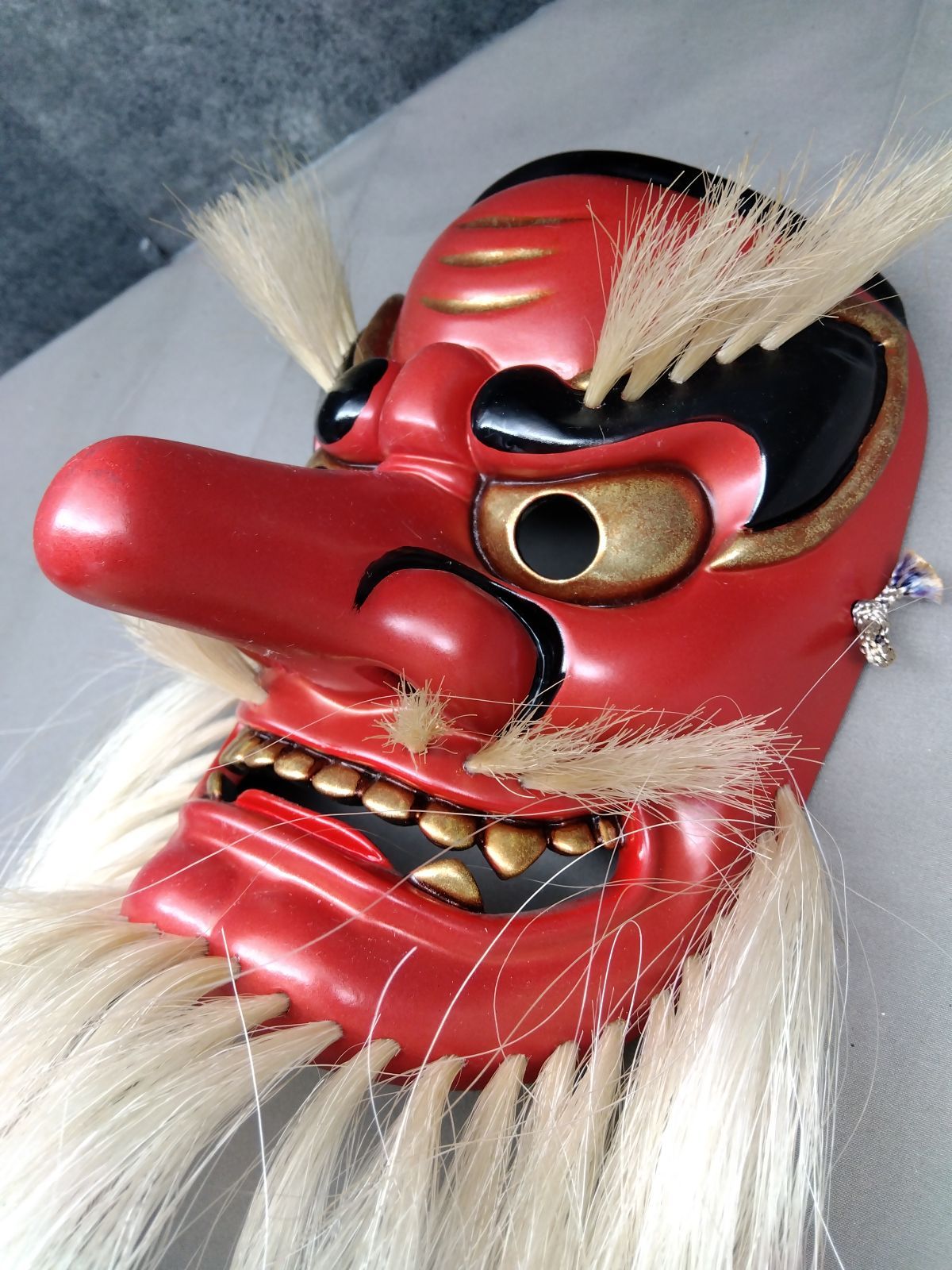 縁起物】猿田彦命 神楽面 お面 伝統工芸 厄除け 魔除け みちひらきの神