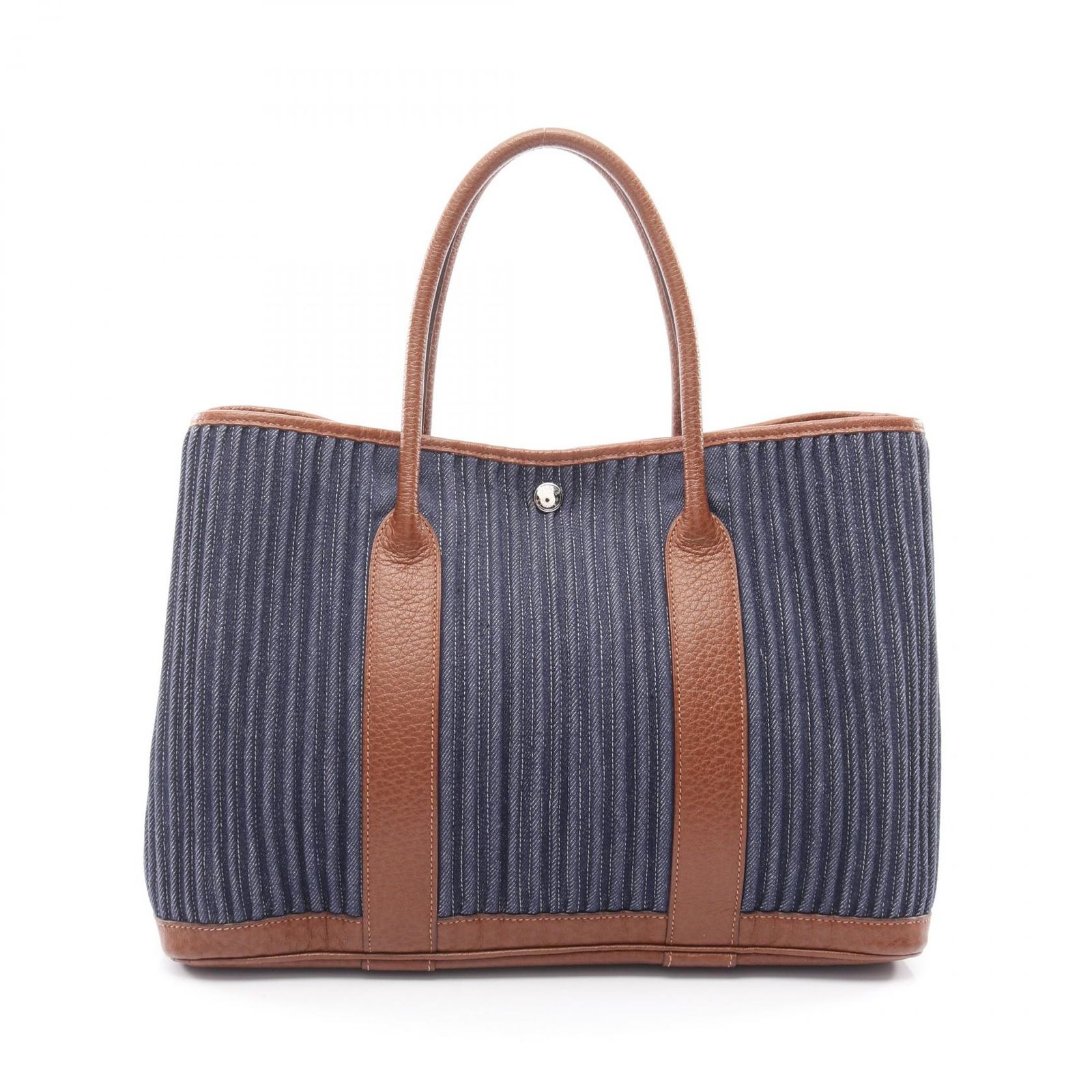 エルメス HERMES トートバッグ ガーデンパーティPM ブルーインディゴ マロン ブルーインディゴ/マロン その他 ガーデンパーティPM ブルーインディゴ/マロン