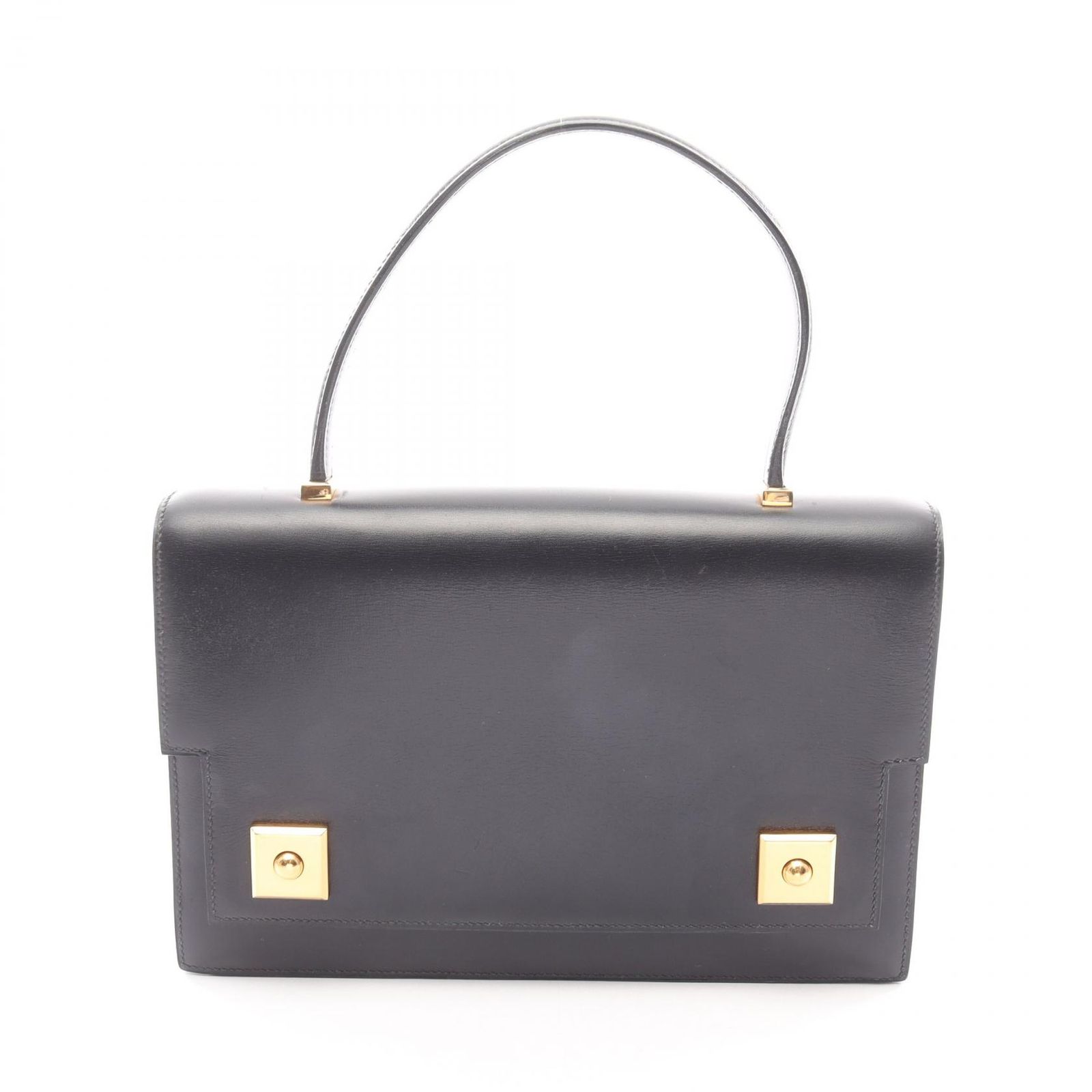 エルメス HERMES ハンドバッグ ピアノ ブラック カーフ（牛革） ピアノ ブラック レディース Used A