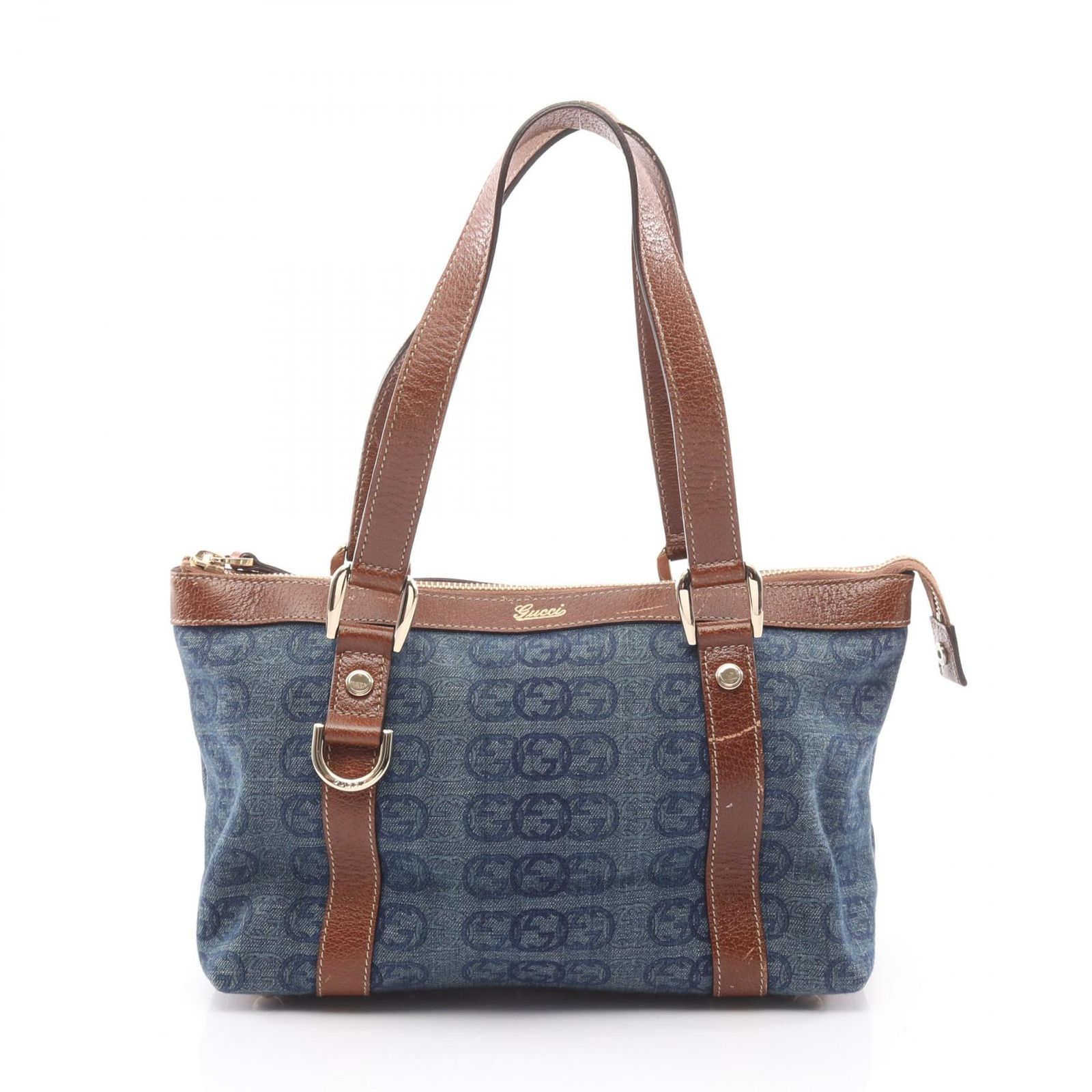 グッチ GUCCI トートバッグ アビー インターロッキングG 141471 デニム