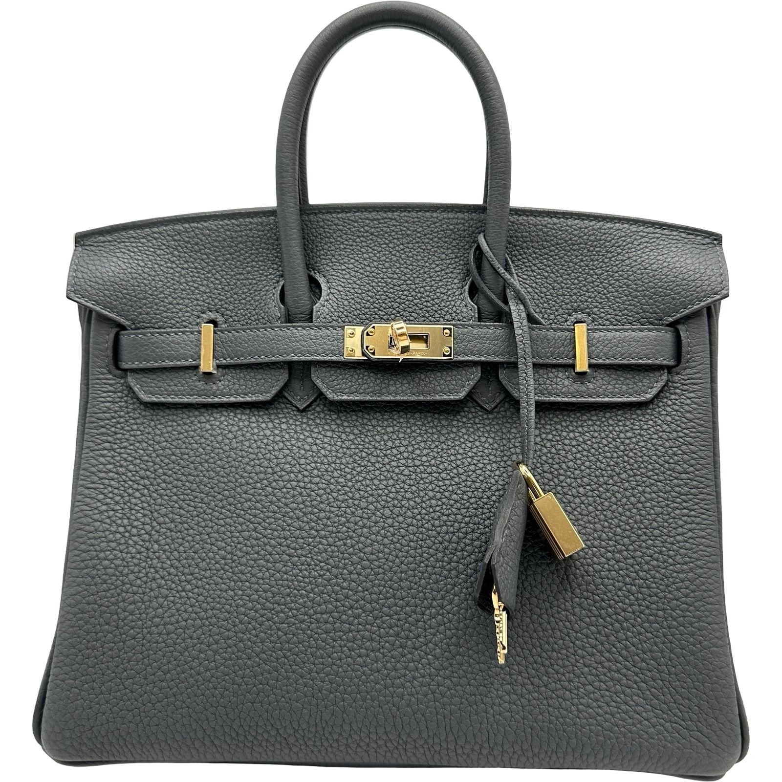 エルメス HERMES バーキン25 W刻 グリミスティ ゴールド金具 トゴ レディース ハンドバッグ