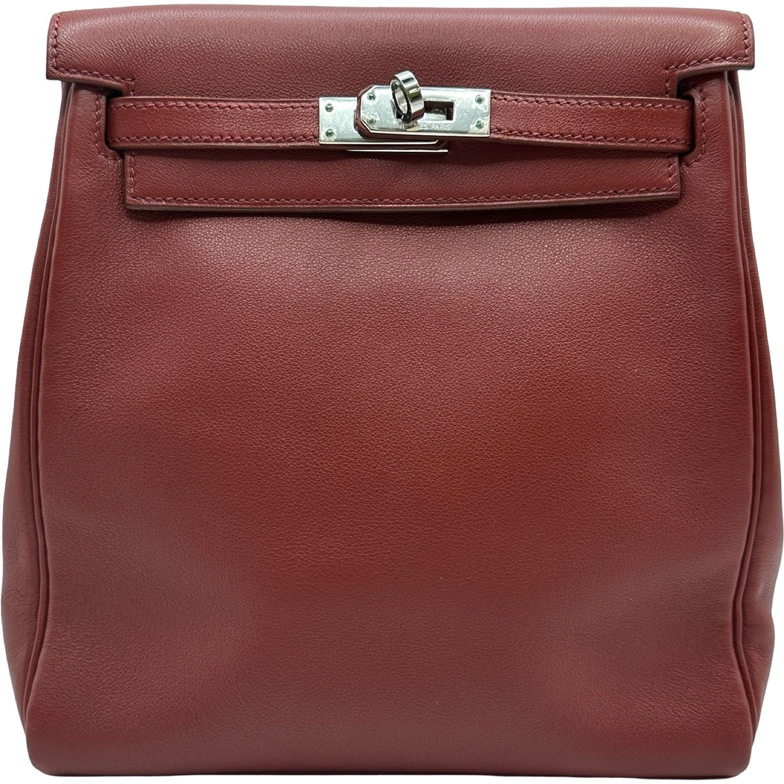 エルメス HERMES ケリーアドPM □D刻印 ルージュアッシュ シルバー金具 ガリバー レディース リュック・デイパック