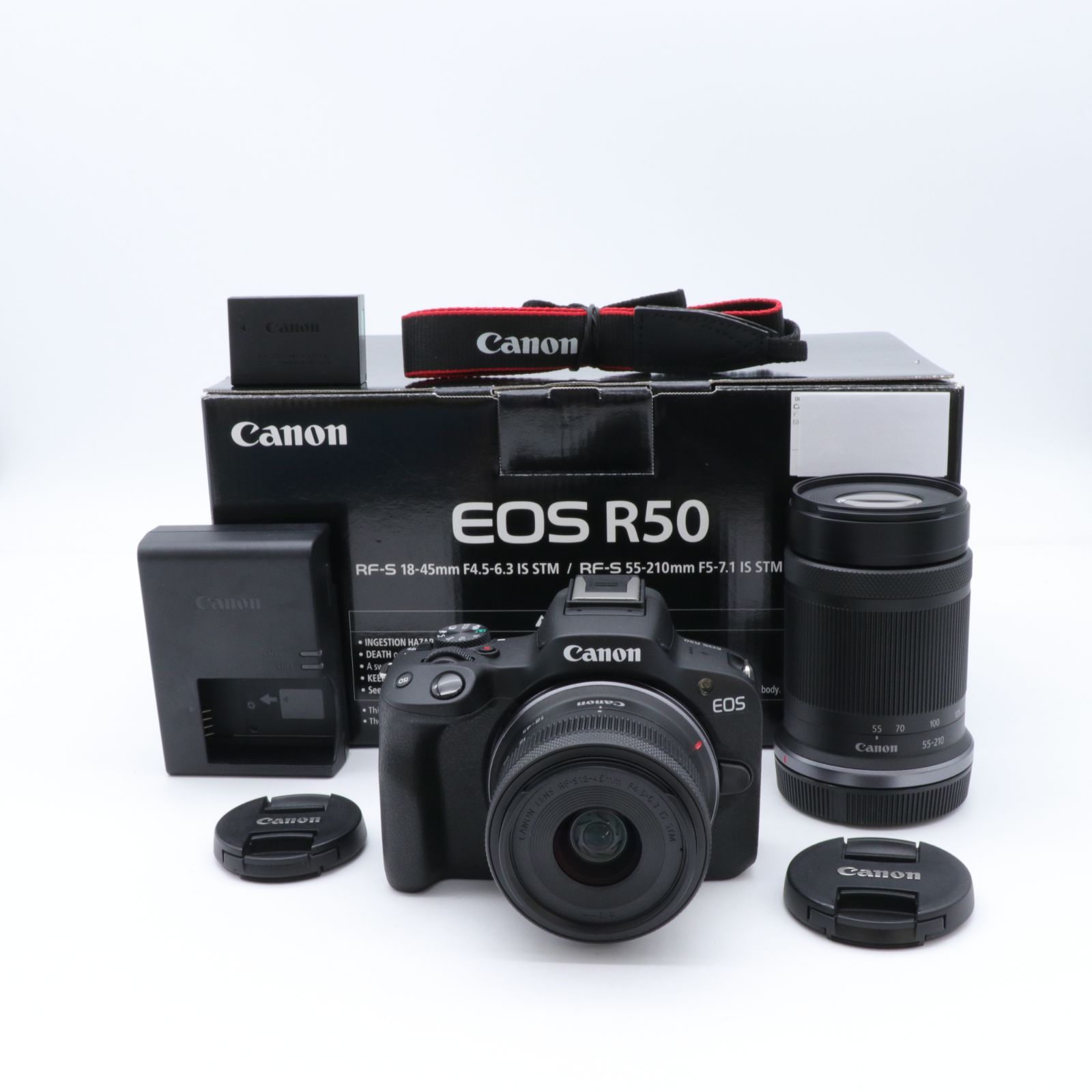【送料無料】【並品】EOS R50 ダブルズームキット