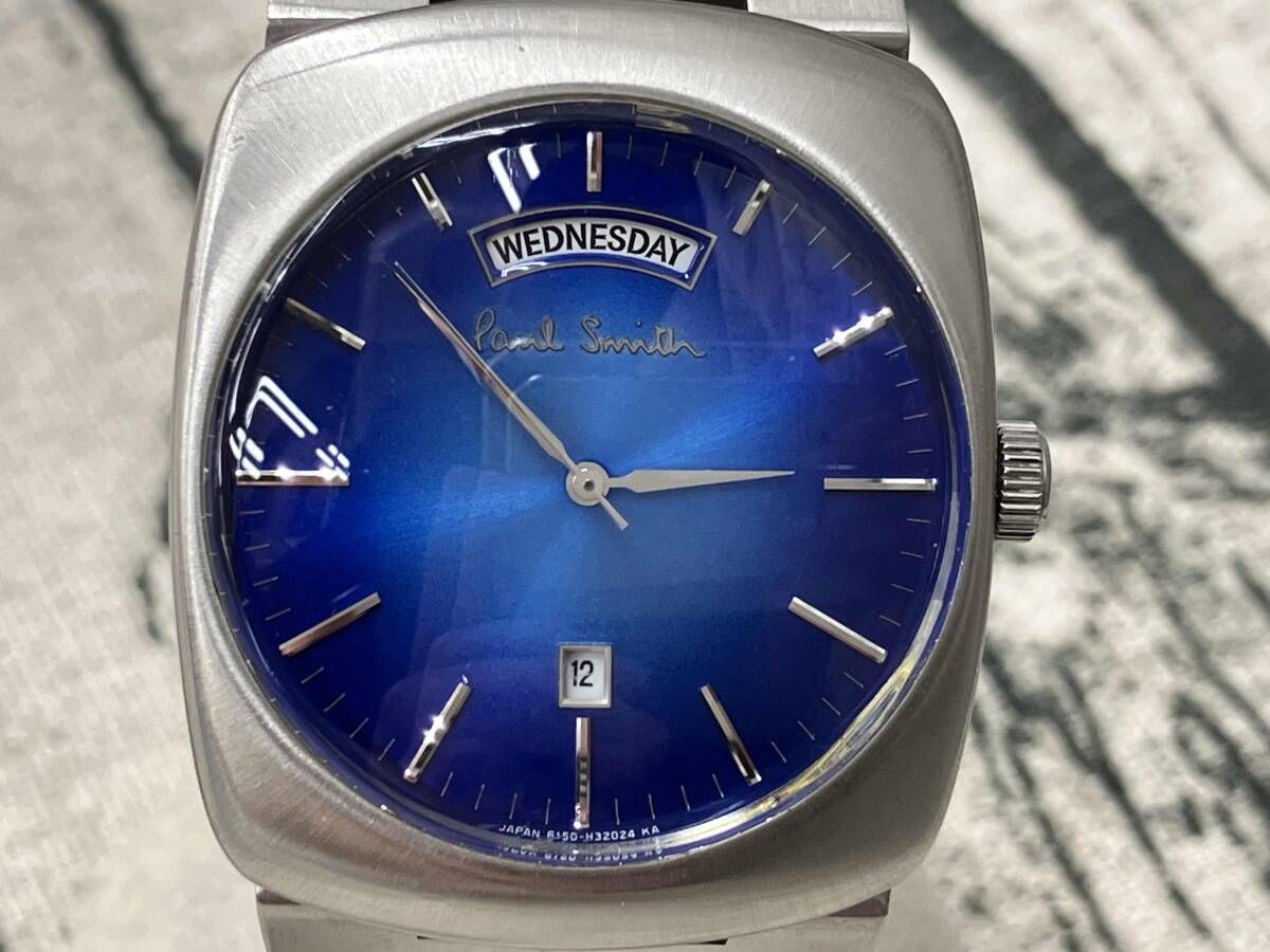Paul Smith】6150-H18831 時計 クォーツ 電池交換済 ポールスミス