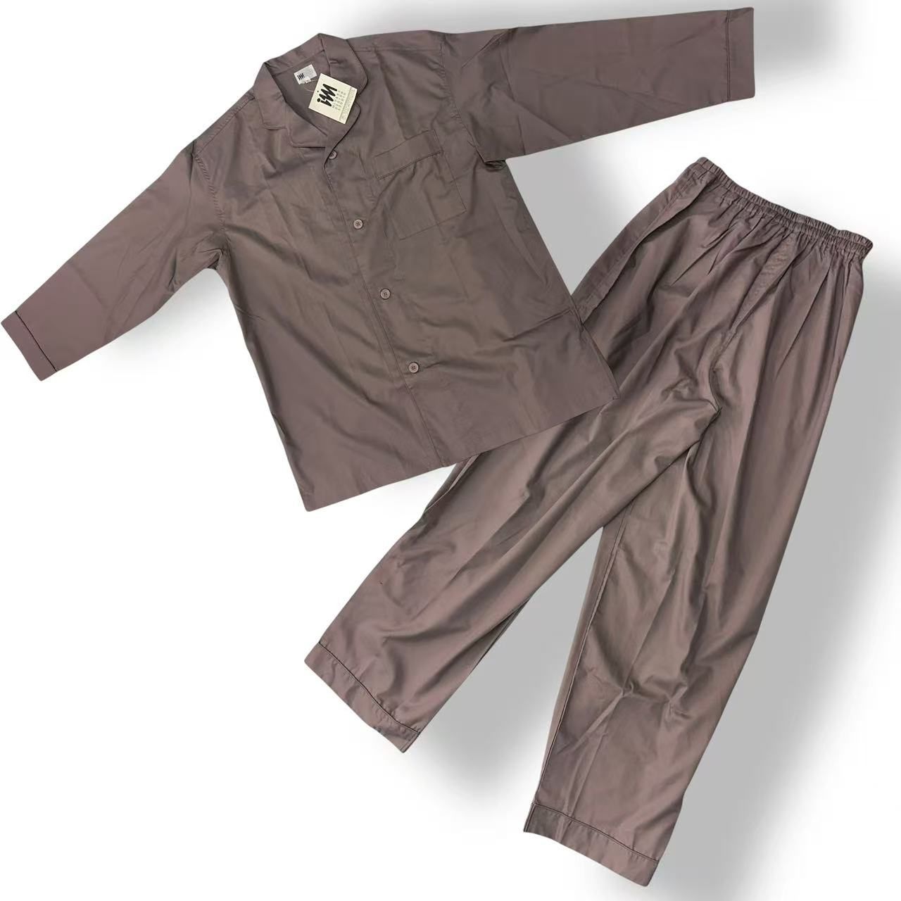 未使用品 im MIYAKE DESIGN STUDIO イッセイミヤケ デザインスタジオ パジャマ セットアップ シャツ パンツ コットン サイズL メンズ