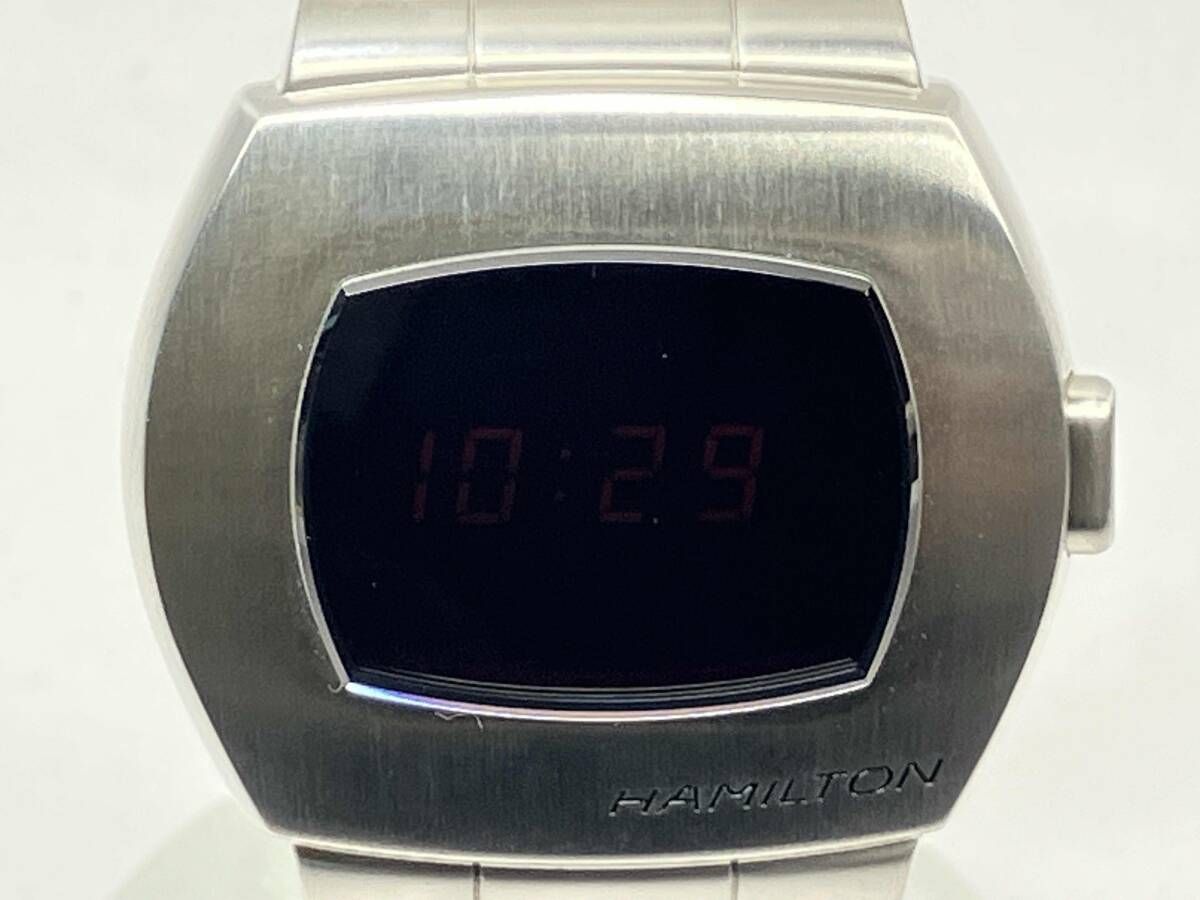 【BOX付】 HAMILTON ハミルトン PSRパルサー H524140 クォーツ ウォッチ 腕時計