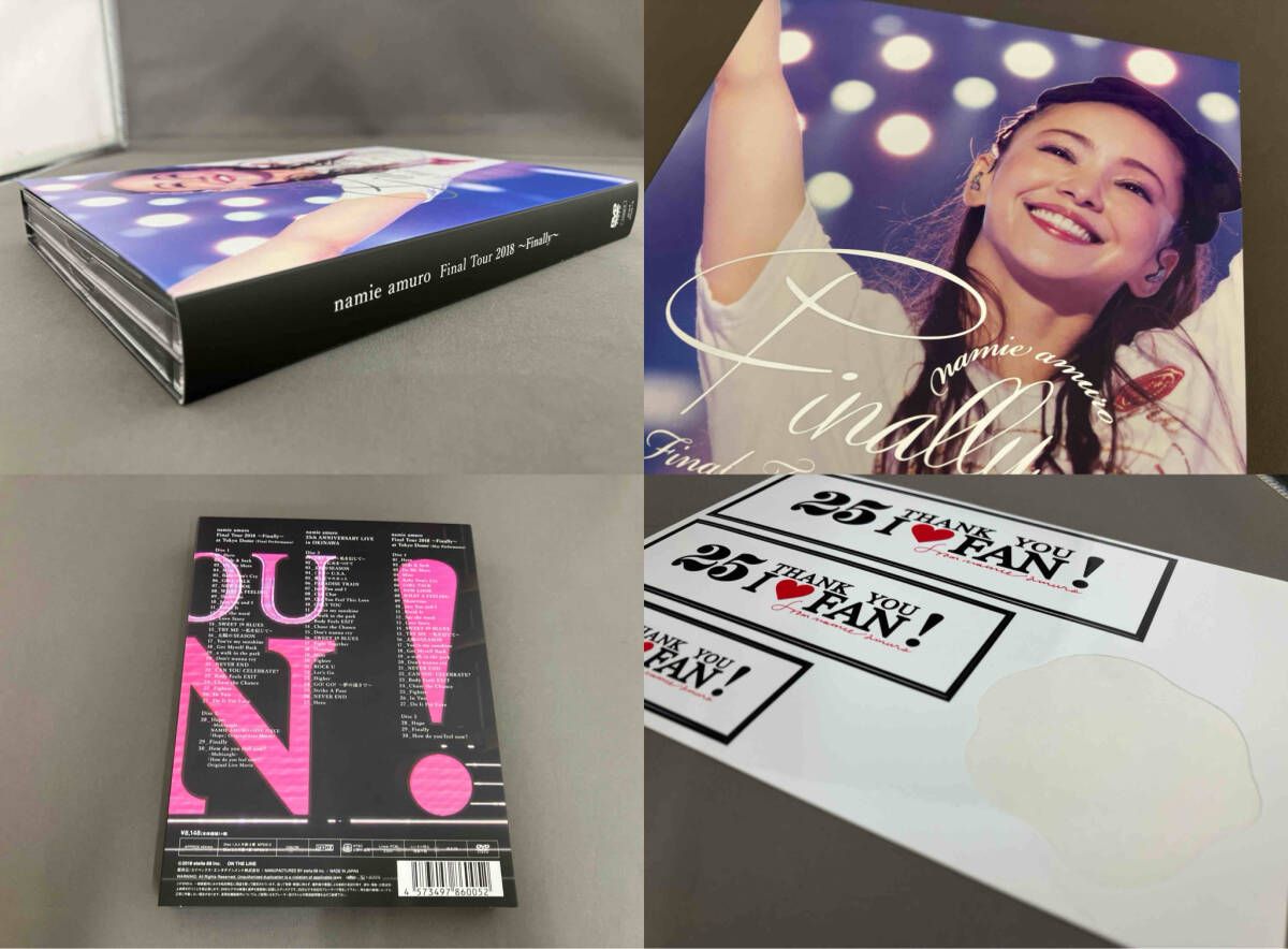 DVD namie amuro Final Tour 2018 ~Finally~(東京ﾄﾞｰﾑ最終公演+25周年