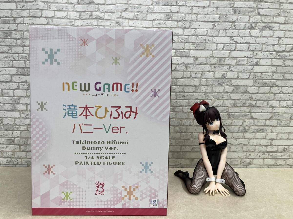 フィギュア フリｰイング 滝本ひふみ バニｰVer. 1/4 B-STYLE NEW GAME!!