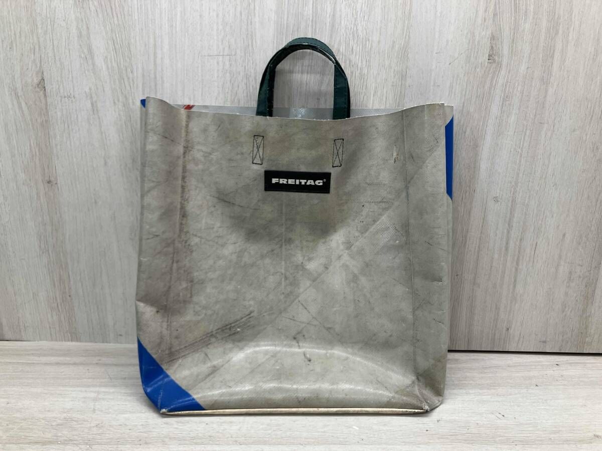 通年 FREITAG フライダーク トートバッグ グレー×ブルー MIAMIVICE マイアミボイス