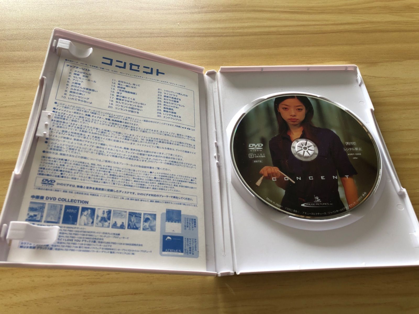 中古][DVD] コンセント CONCENT 市川実和子/村上淳 / M03864 - メルカリ