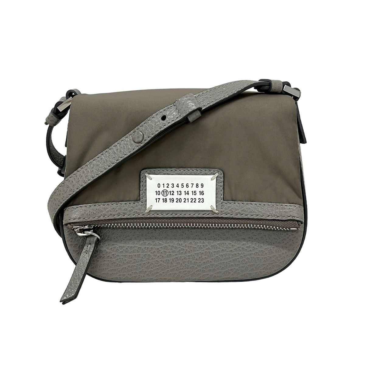 Maison Margiela(メゾンマルジェラ) ショルダーバッグ 5AC S56WF0151 グレー×グレーベージュ 2020年/ミニバッグ レザー