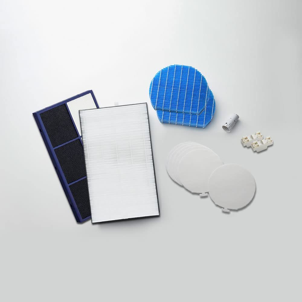 【純正品】シャープ 空気清浄機 KI-100用 消耗品リフレッシュパック FZ-ST10KI 【脱臭フィルター FZ-E100DF + 集じんフィルター FZ-E100HF + 加湿フィルター FZ-L75MF + 使い捨て加湿プレ [お買得フィルターセット]