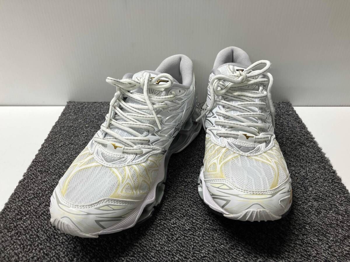 MIZUNO ミズノ J1GC180003 サイズ26.5cm ウェーブプロフェシー シルバー×ホワイト ランニングシューズ