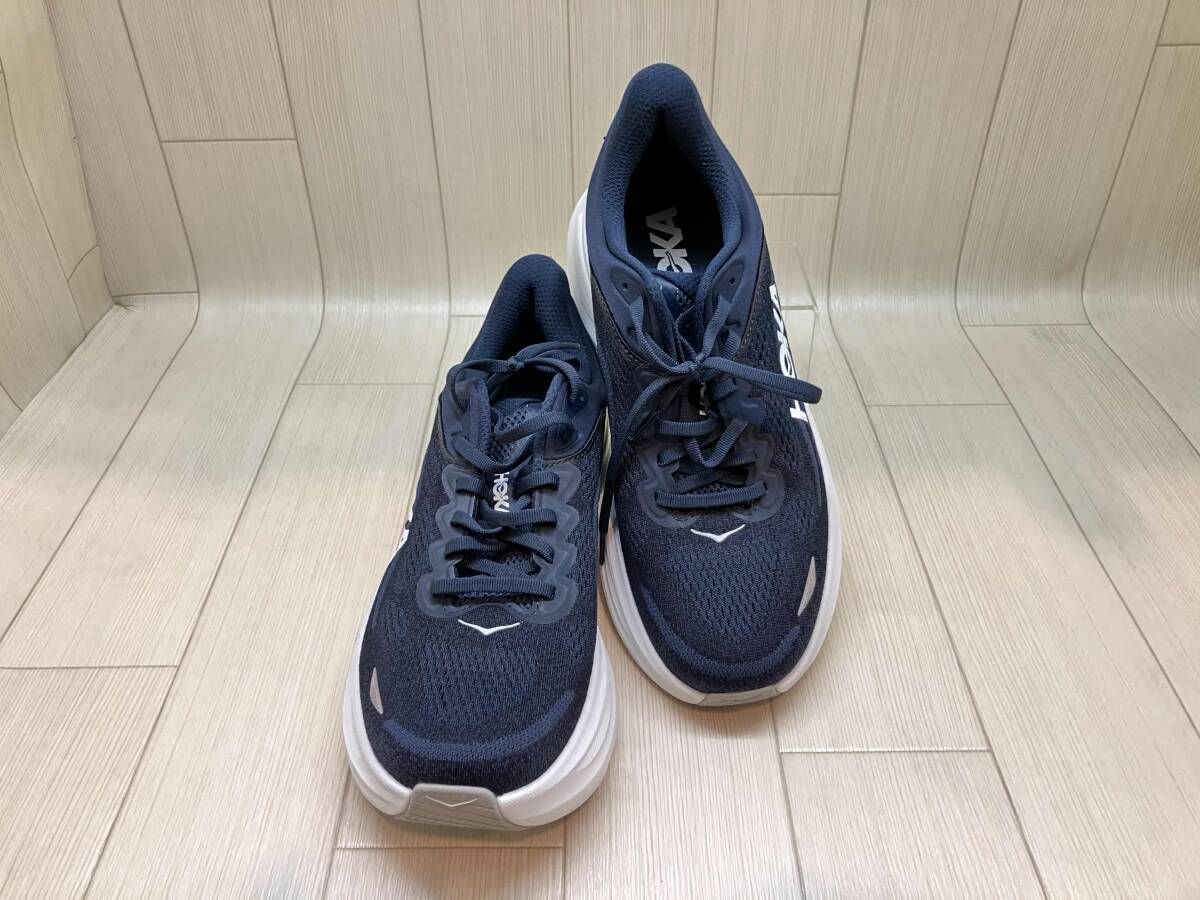 ★ HOKA ONE ONE ランニングシューズ/BONDI9 1162011 サイズ26.5cm ネイビー 通年