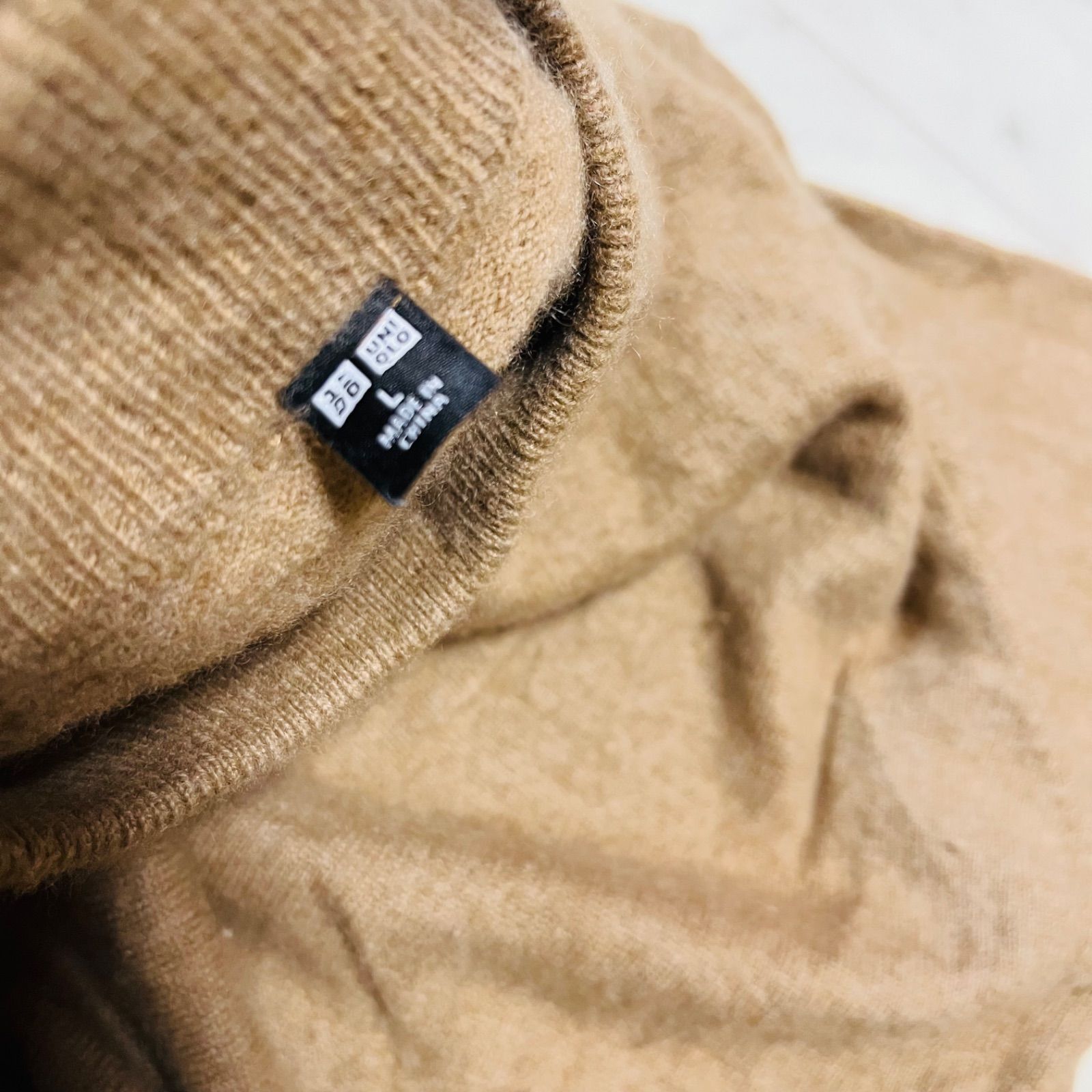 UNIQLO ユニクロ カシミヤ100% クルーネック セーター ニット 長袖 