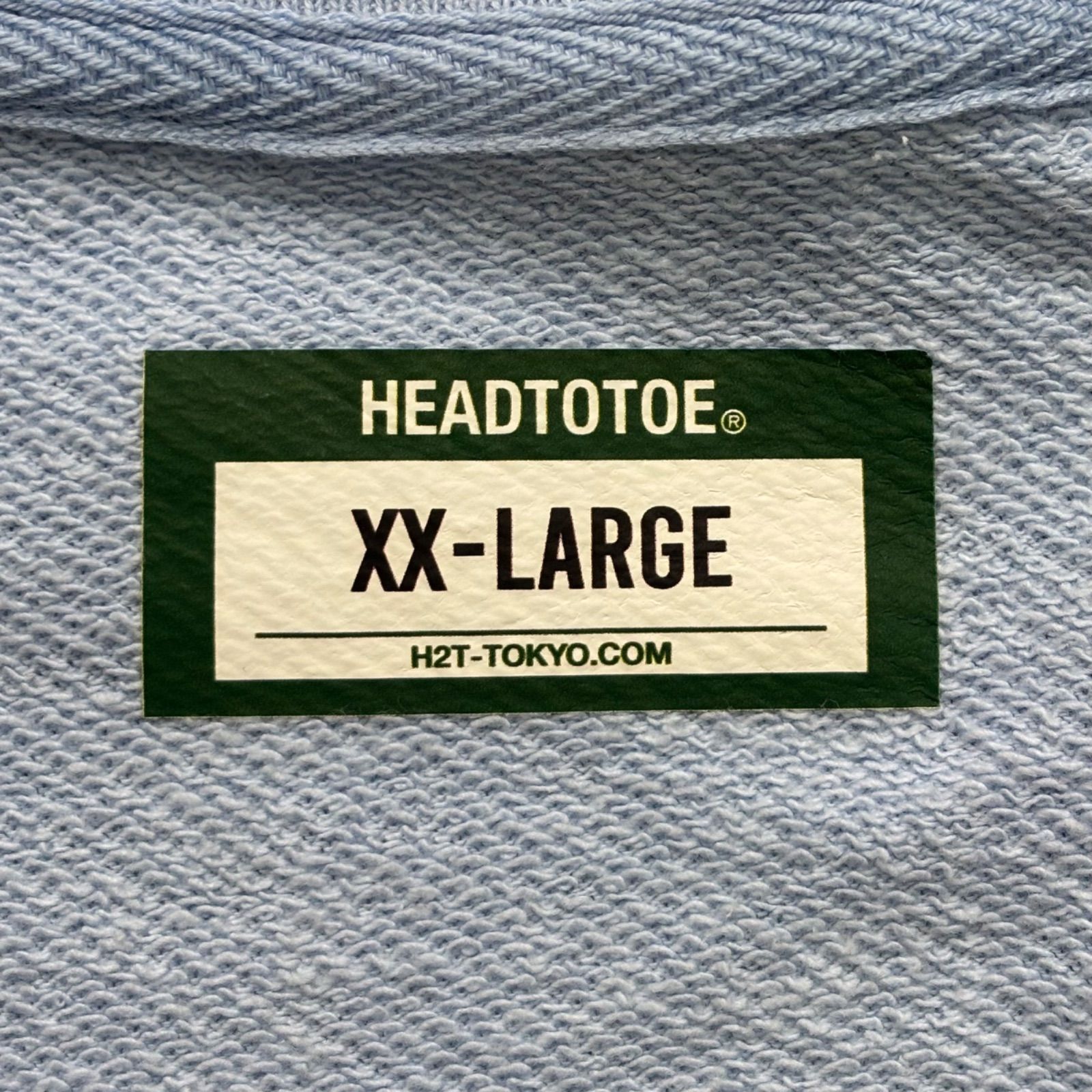 美品 CLUB HAUS HEAD TO TOE クルーネックスウェット ライトブルー XXL