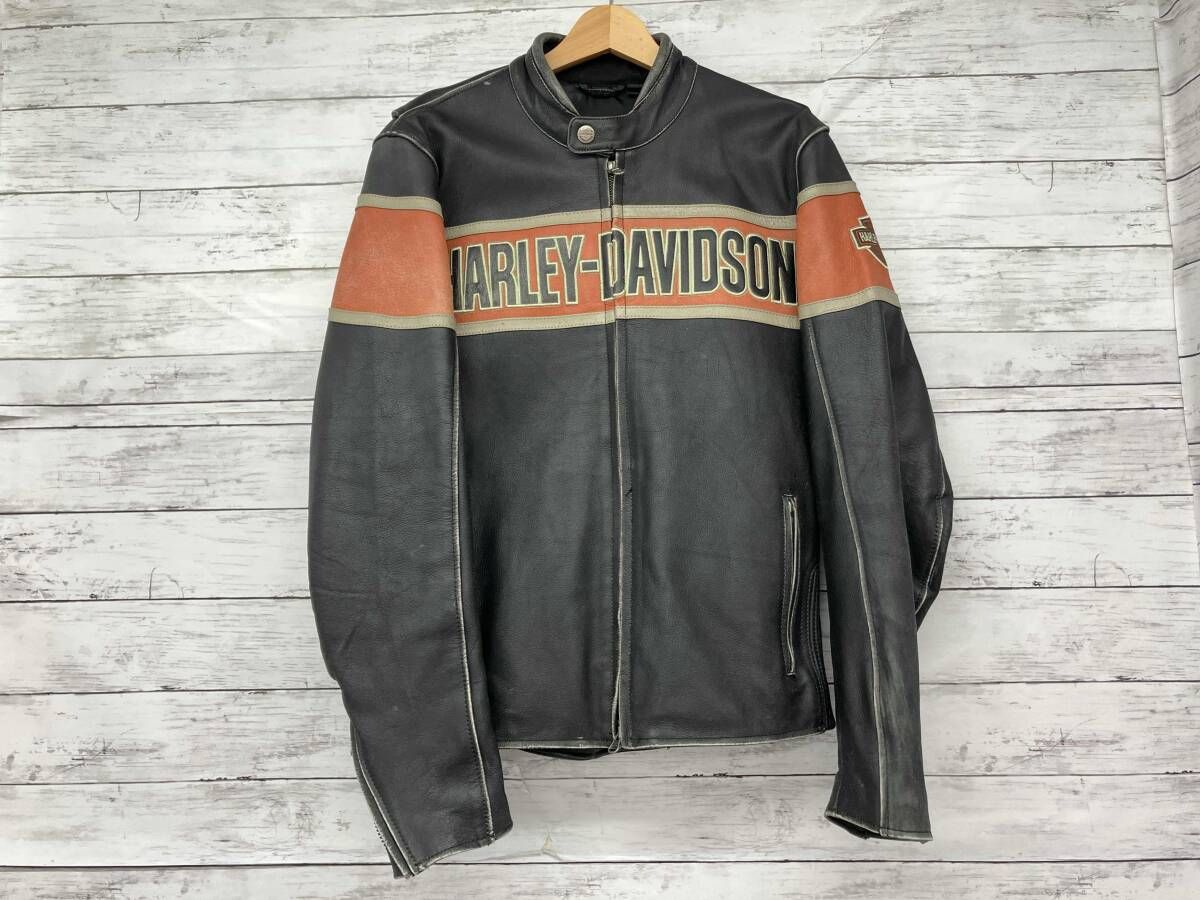 HARLEY DAVIDSON／シングルライダース／ブラック／レッド／98057-13VM