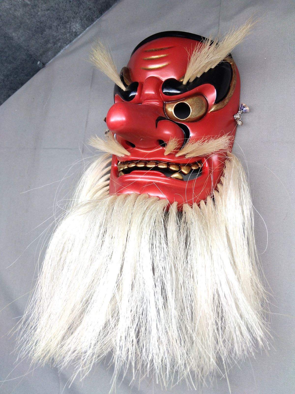 縁起物】猿田彦命 神楽面 お面 伝統工芸 厄除け 魔除け みちひらきの神