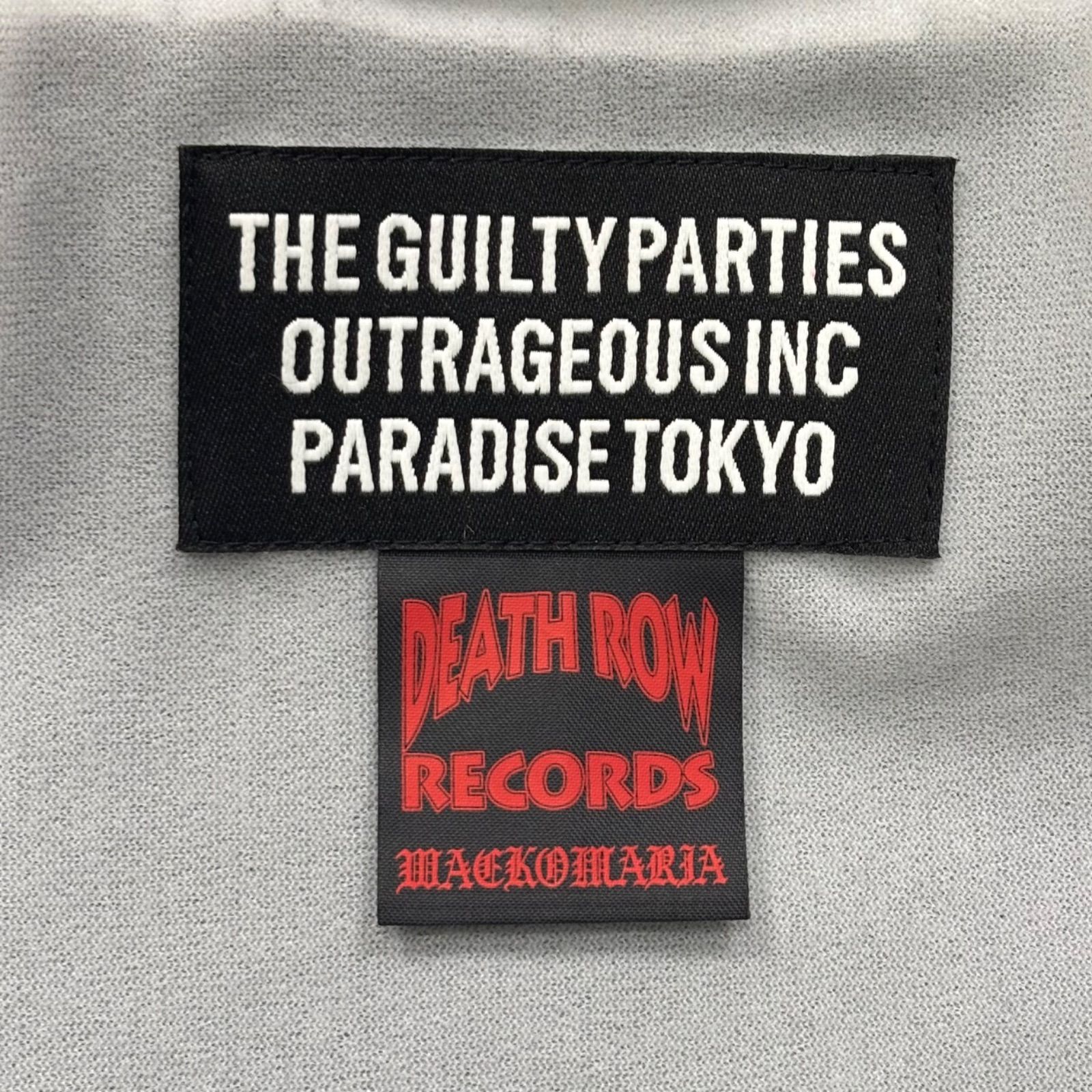 極美品 WACKO MARIA Death Row Records Coach Jacket Black M 