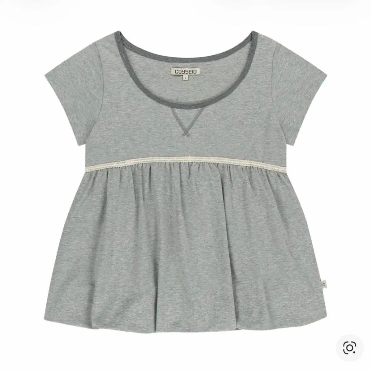 coyseio コイセイオ レイ バルーン Tシャツ メランジ グレー