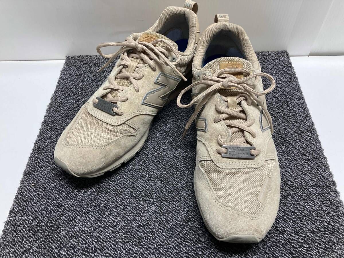 newbalance ニューバランス スニーカー/ サイズ27.5cm ベージュ ・スエード CM996NG