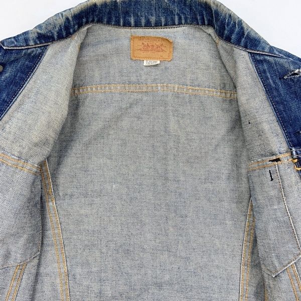 Levi's リーバイス デニムジャケット Gジャン 70505 60年代 60s BIGE