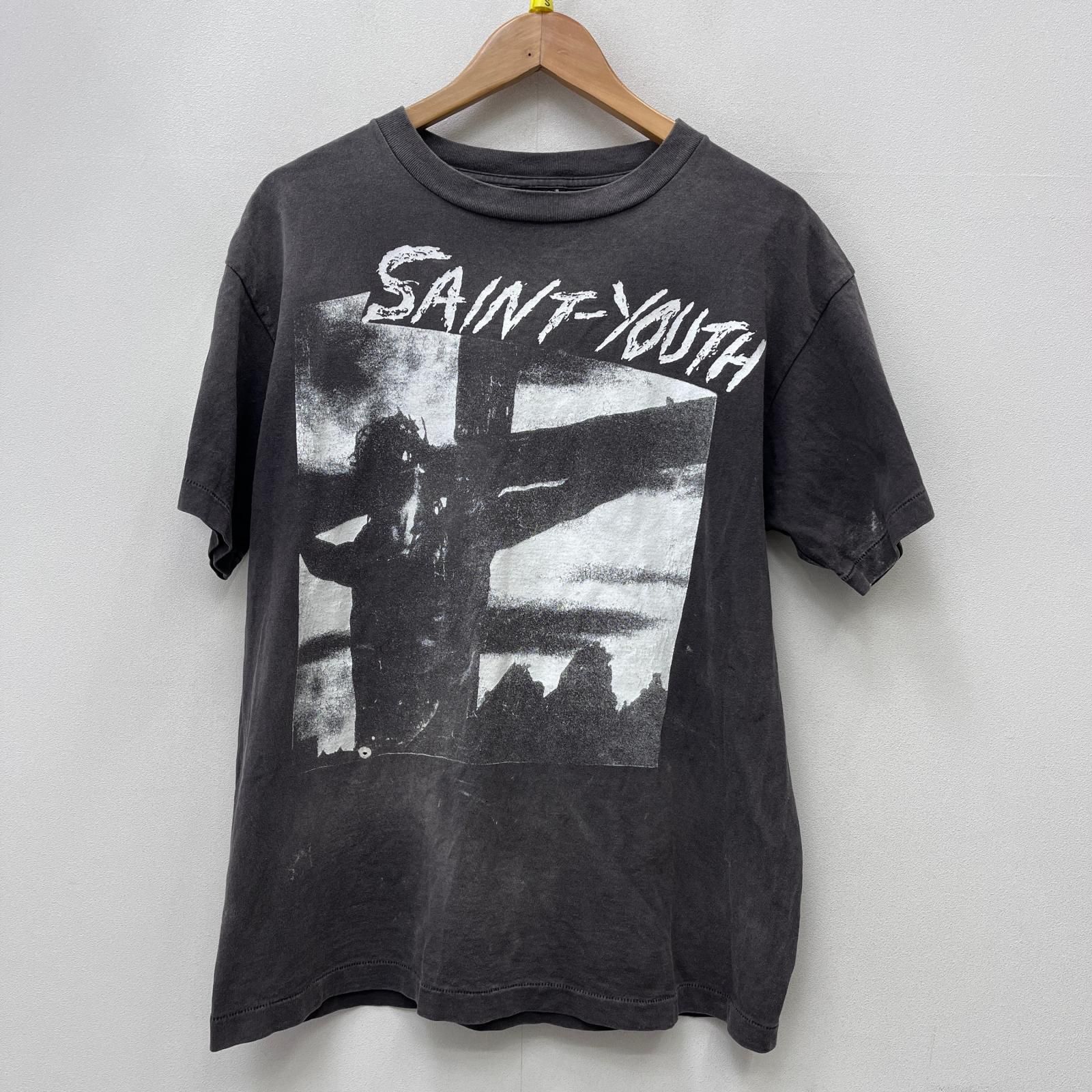 【加古川店】 中古 SAINT MICHAEL | セントマイケルセイントマイケル 半袖Ｔシャツ SS TEE / MX6 国内正規品 SM-S22-0000-004 グレー サイズ：S 【108】