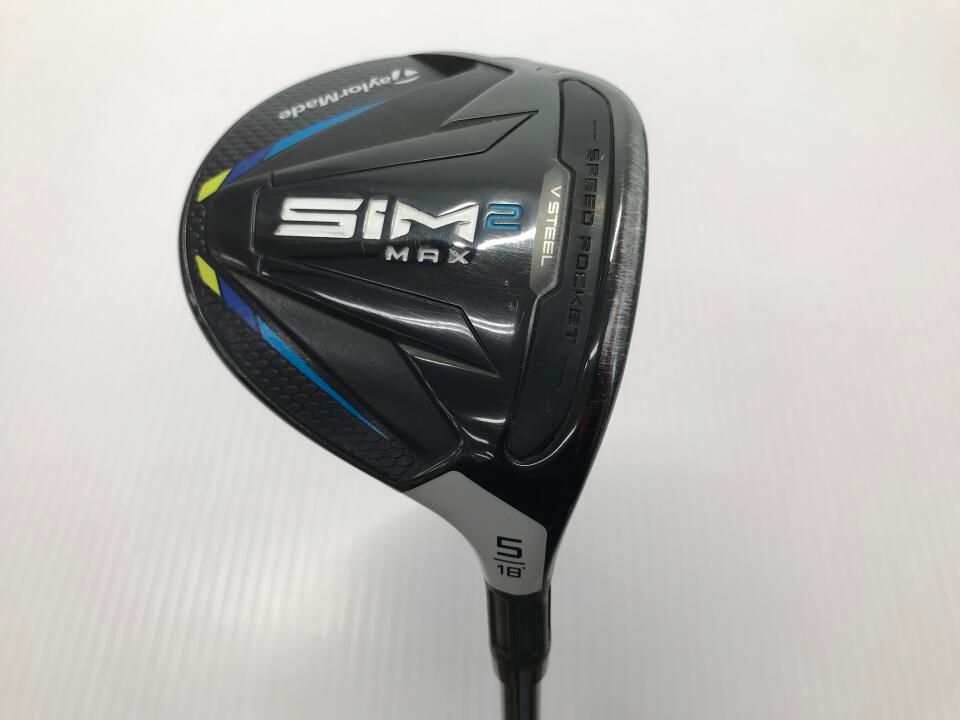 テーラーメイド　SIM2 MAX　18度　TENSEI BLUE TM50(SIM2)　Rフレックス　フェアウェイウッド　中古【最短即日発送】