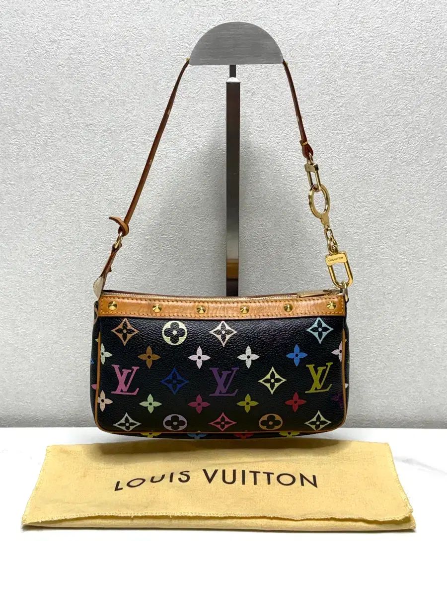 (正規品/A)Louis Vuitton ルイヴィトン 村上 マルチカラー ミニ ポシェット ショルダーバッグ