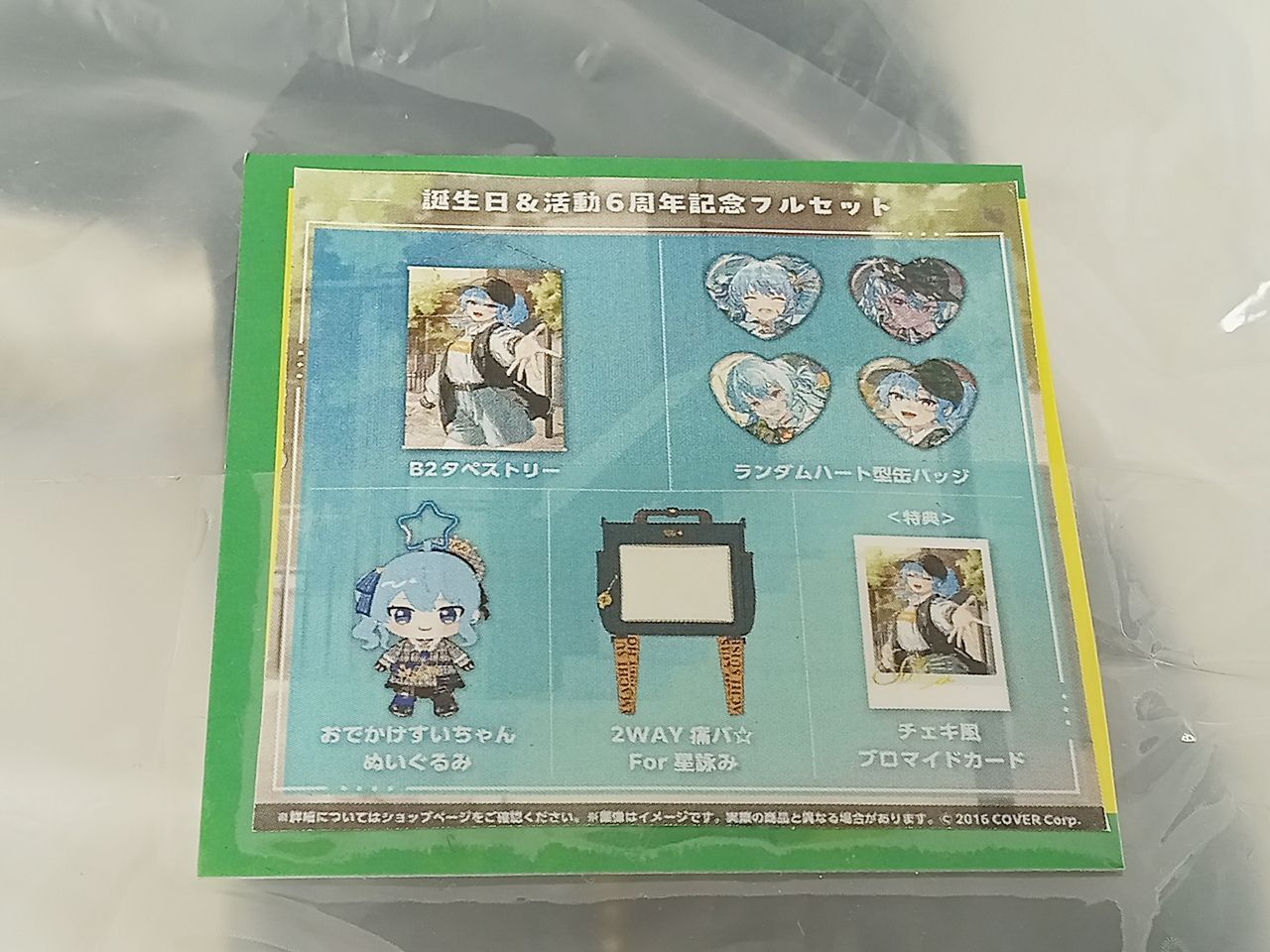 Hololive ホロライブ 星街すいせい 誕生日&活動6周年記念 フルセット