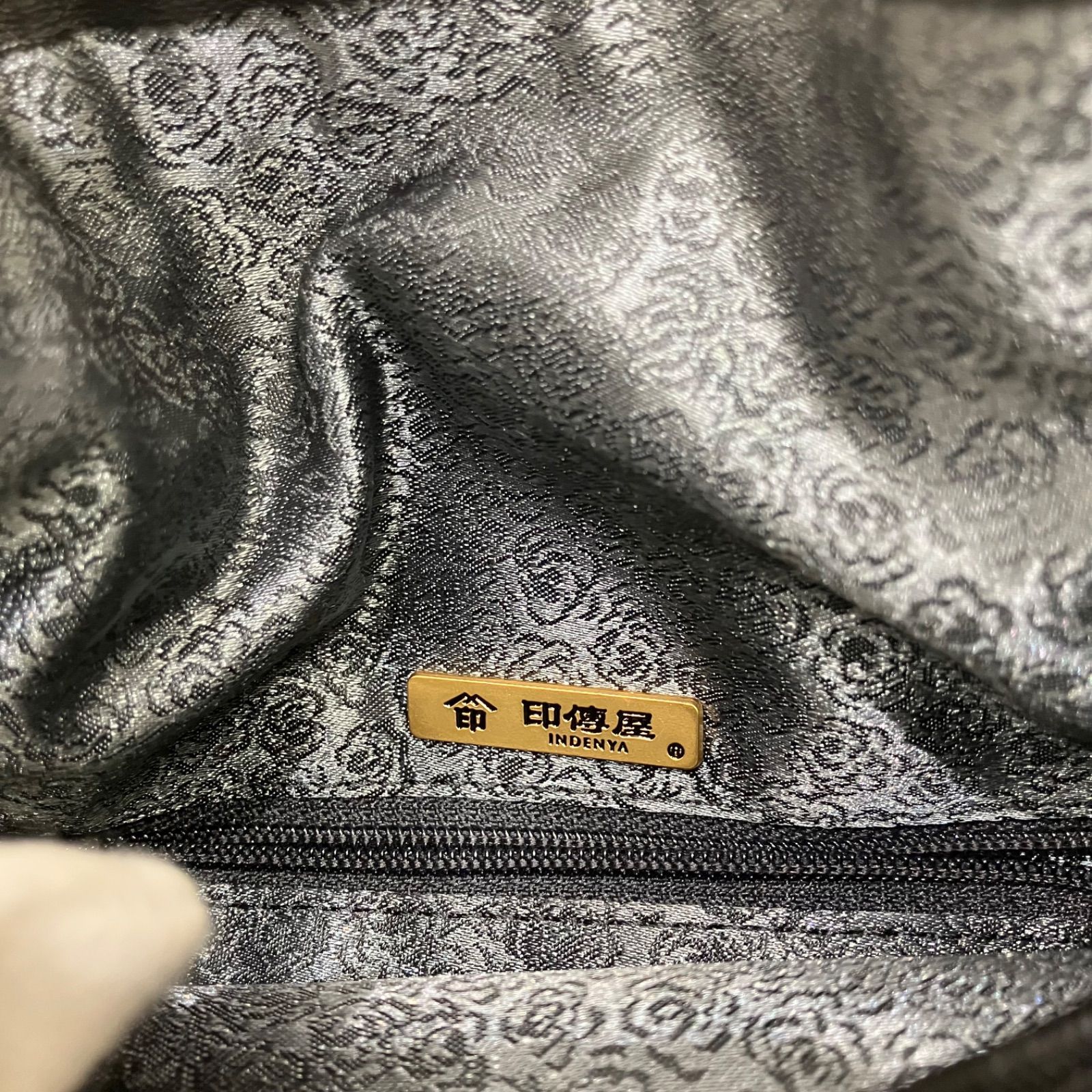 3307 印傳屋 インデンヤ ショルダーバッグ 巾着型 巾着 トートバッグ 