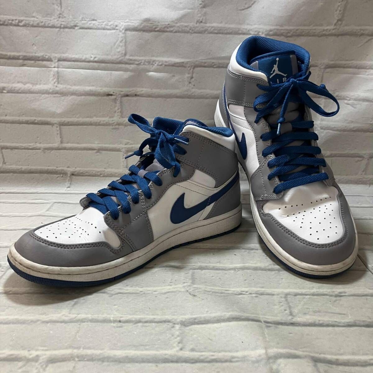 NIKE / ナイキ / AIR JORDAN 1 MID TRUE BLUE / DQ8426-014 / サイズ26.5cm / グレー