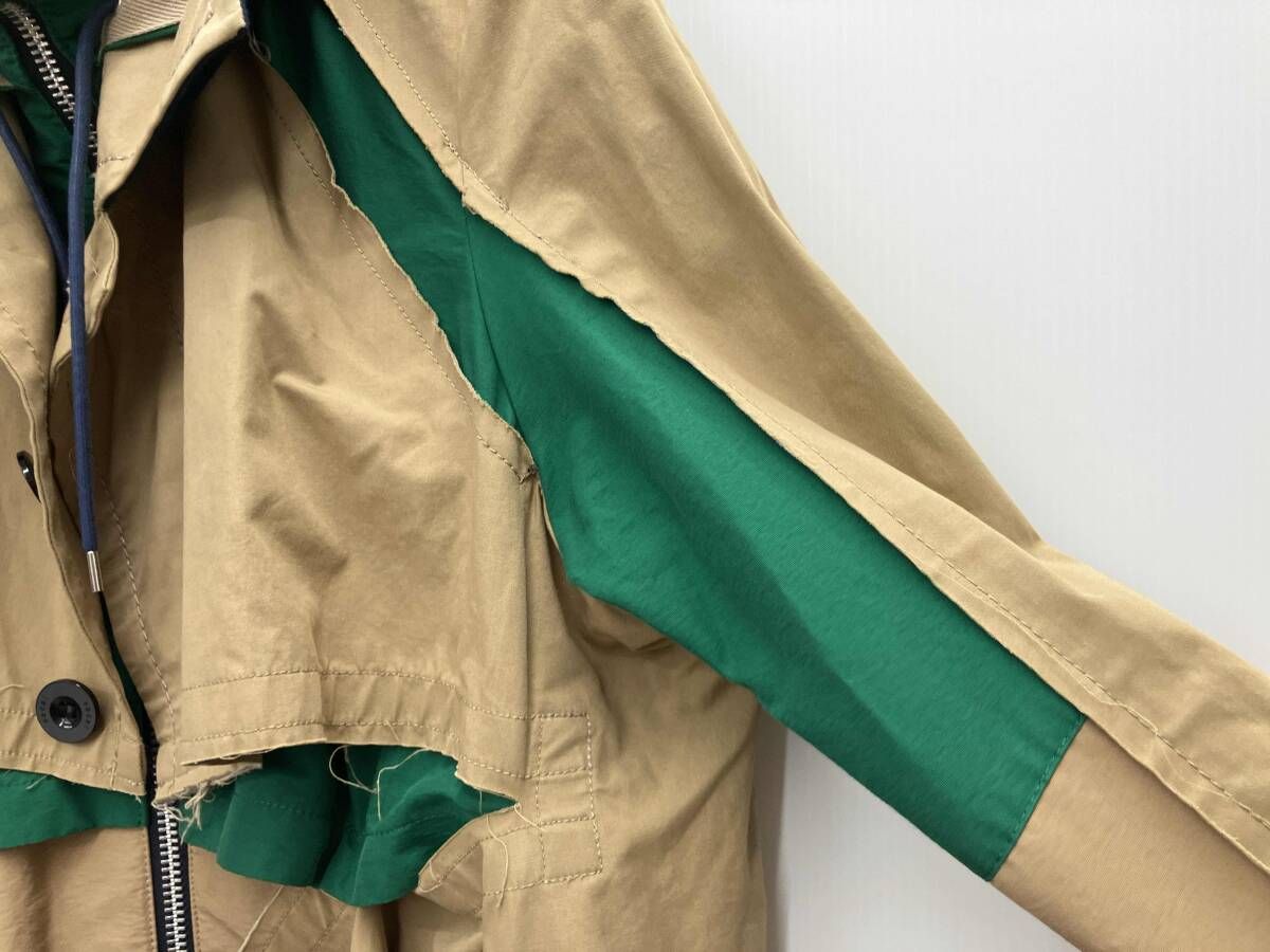 sacai サカイ Cotton Nylon Oxford Coat コットン ナイロン