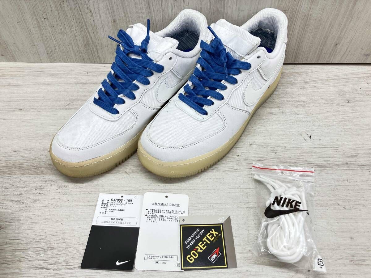 通年 NIKE AIR FORCE 1 GTN ナイキ エアフォース1GTX DJ7968-100 GORE-TEX カジュアルシューズ メンズ 26.5cm ホワイト
