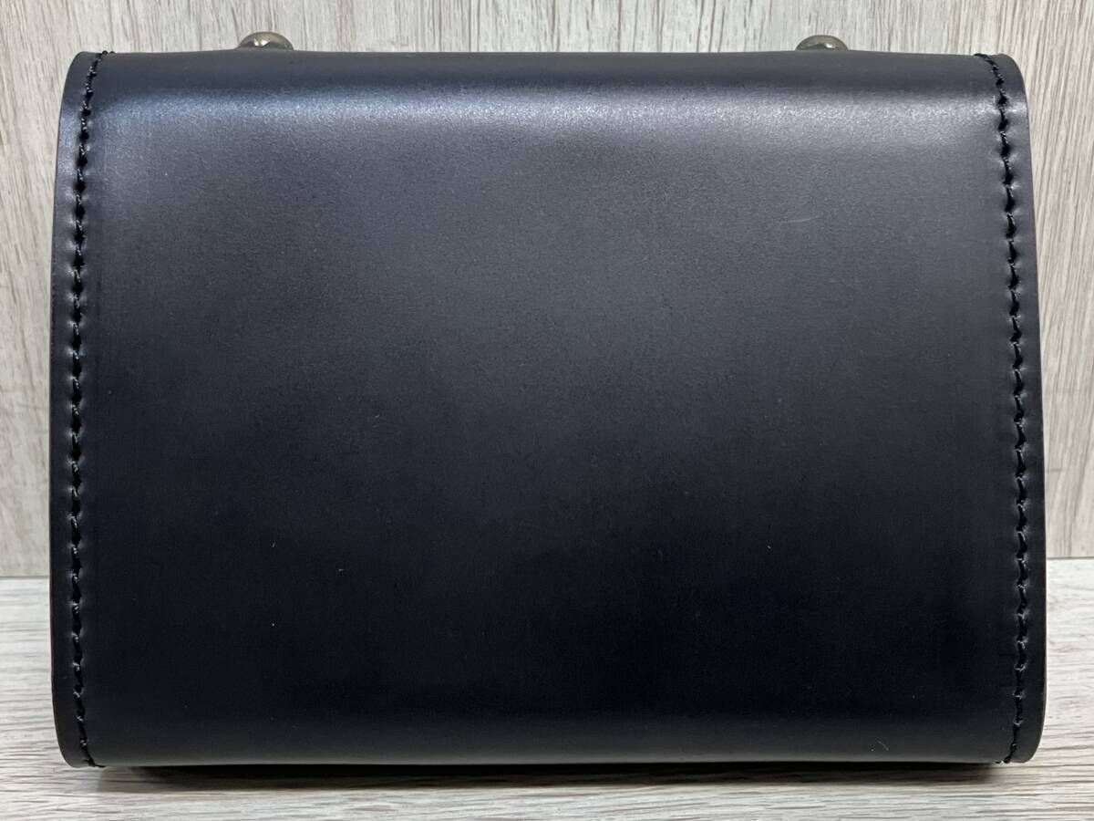 m+ millefoglie II CORDOVAN 27 本革 レザー ウォレット 二つ折り