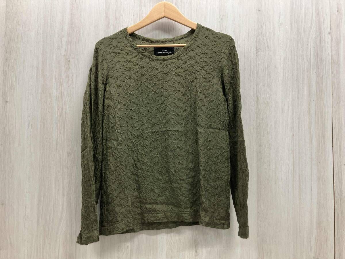 TRICOT COMME des GARCONS トリコ コムデギャルソン ブラウス TB-02007M Mサイズ