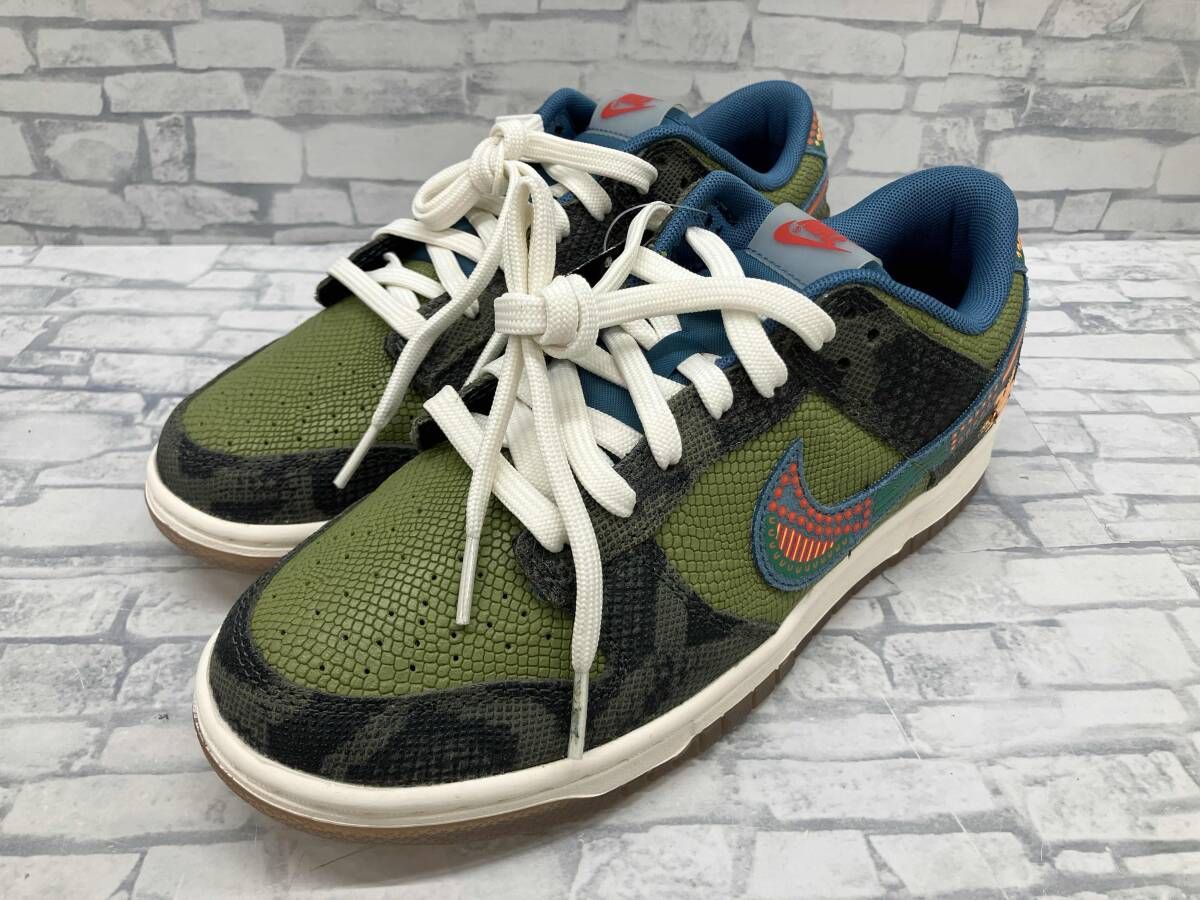 通年 NIKE ナイキ DUNK LOW PRM ダンク ロー プレミアム D02160-335 スニーカー 26.5cm