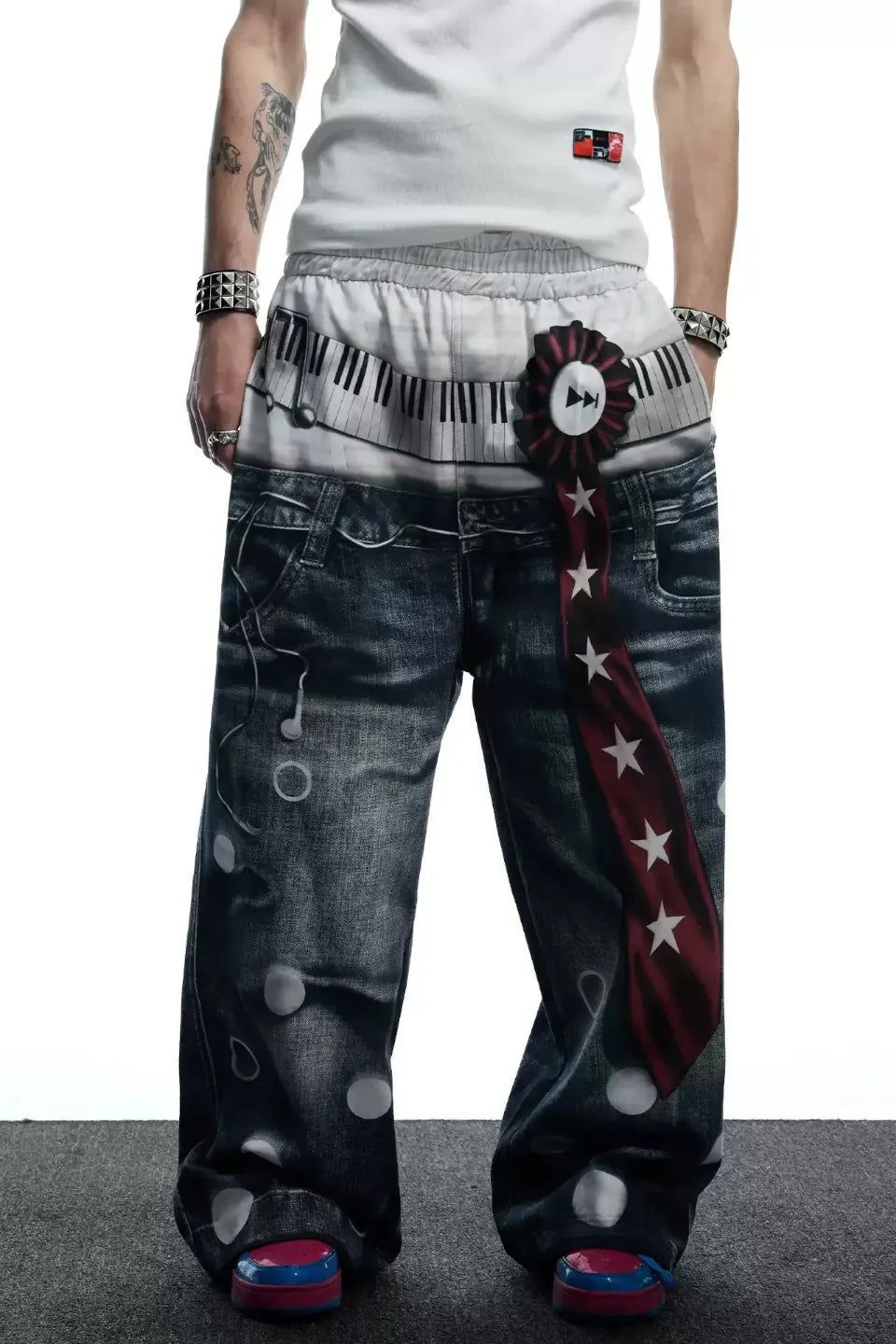 DND4DES | TIE POLKA DOT ALL OVER PRINT SWEATPANTS